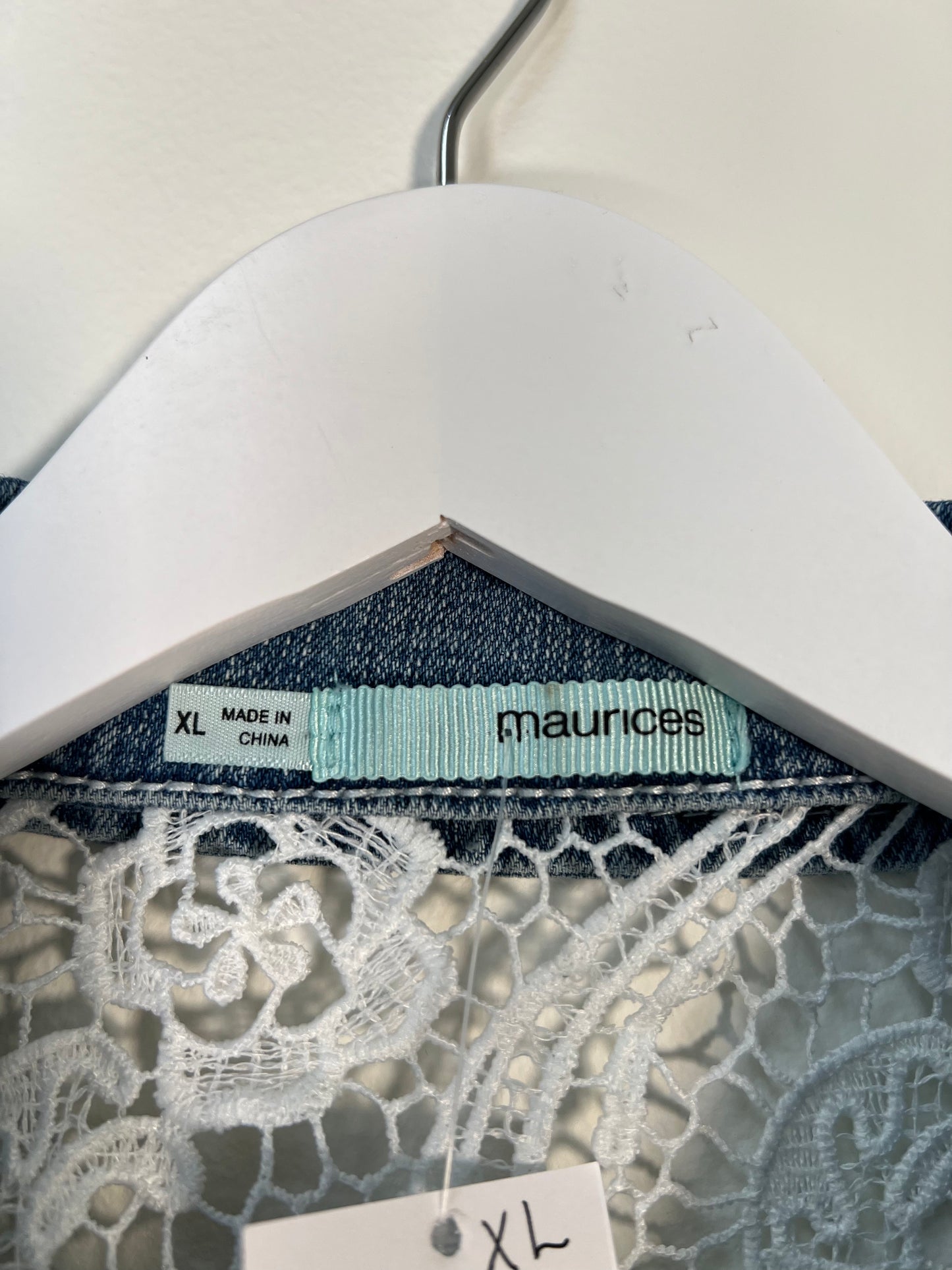 XL Maurices Denim Vest