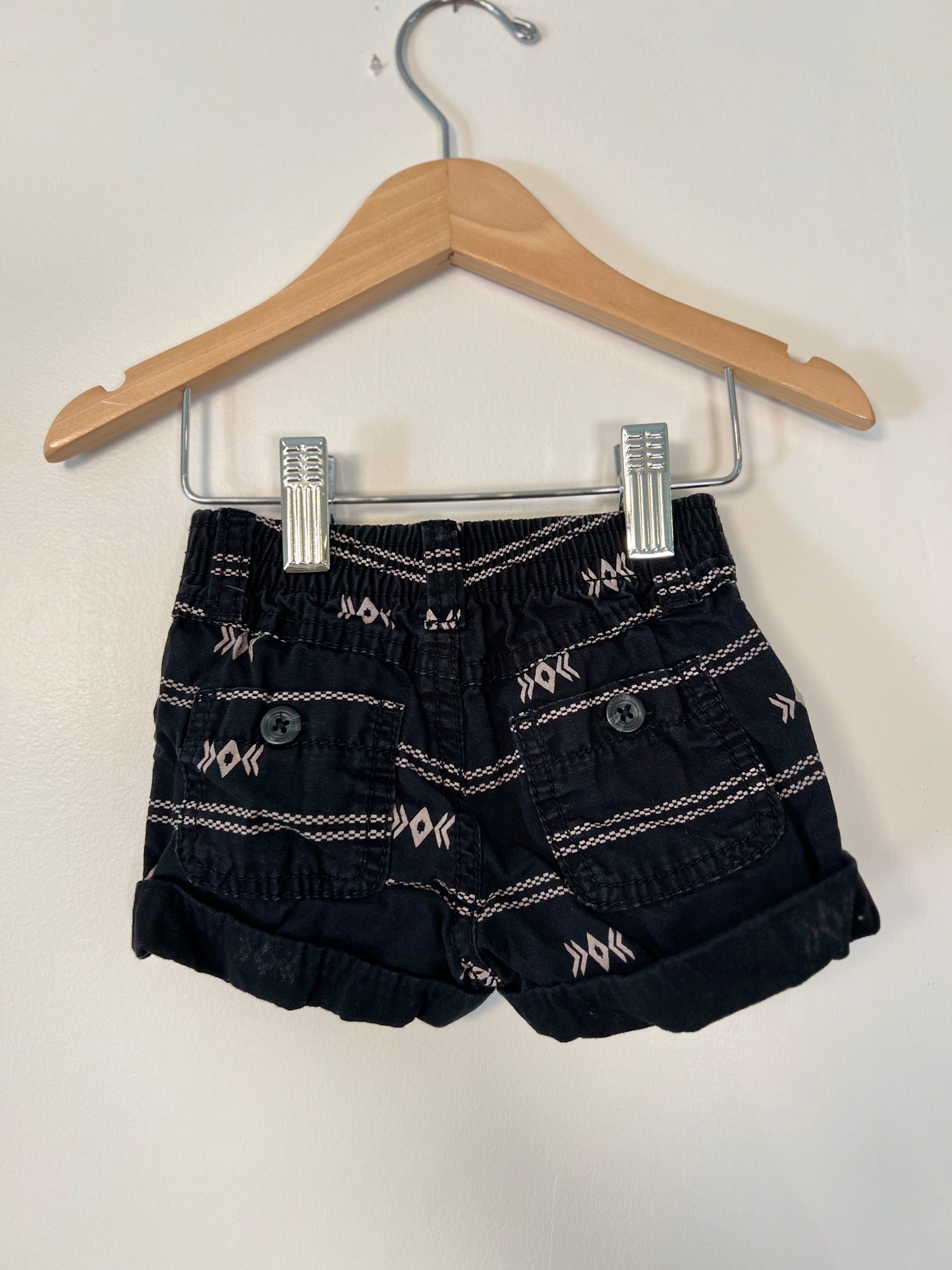 3-6m Old Navy Black Shorts