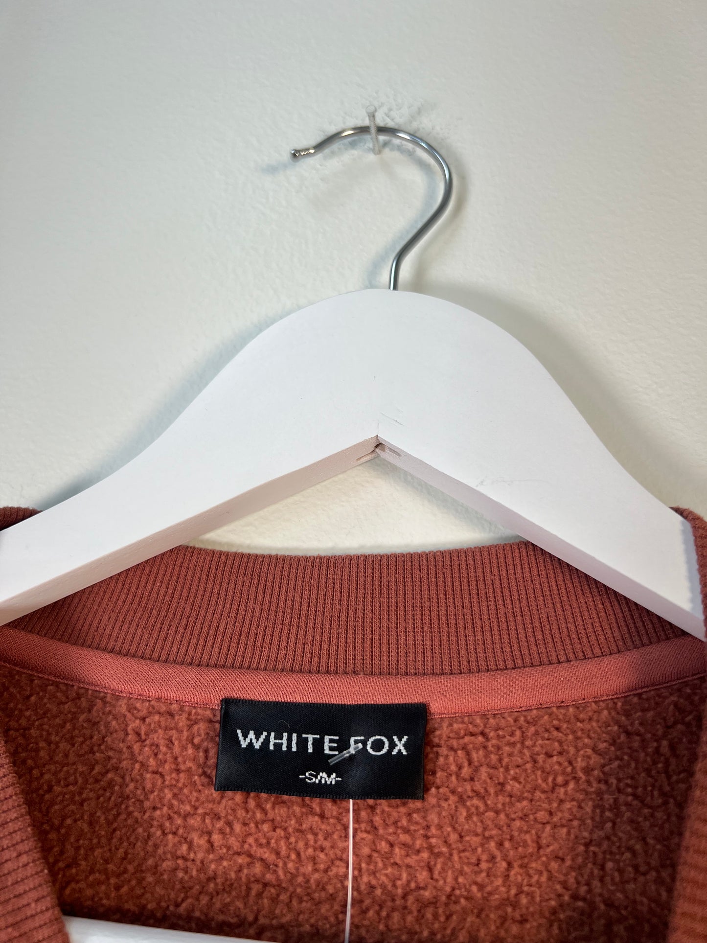 S/M White Fox Sweatshirt