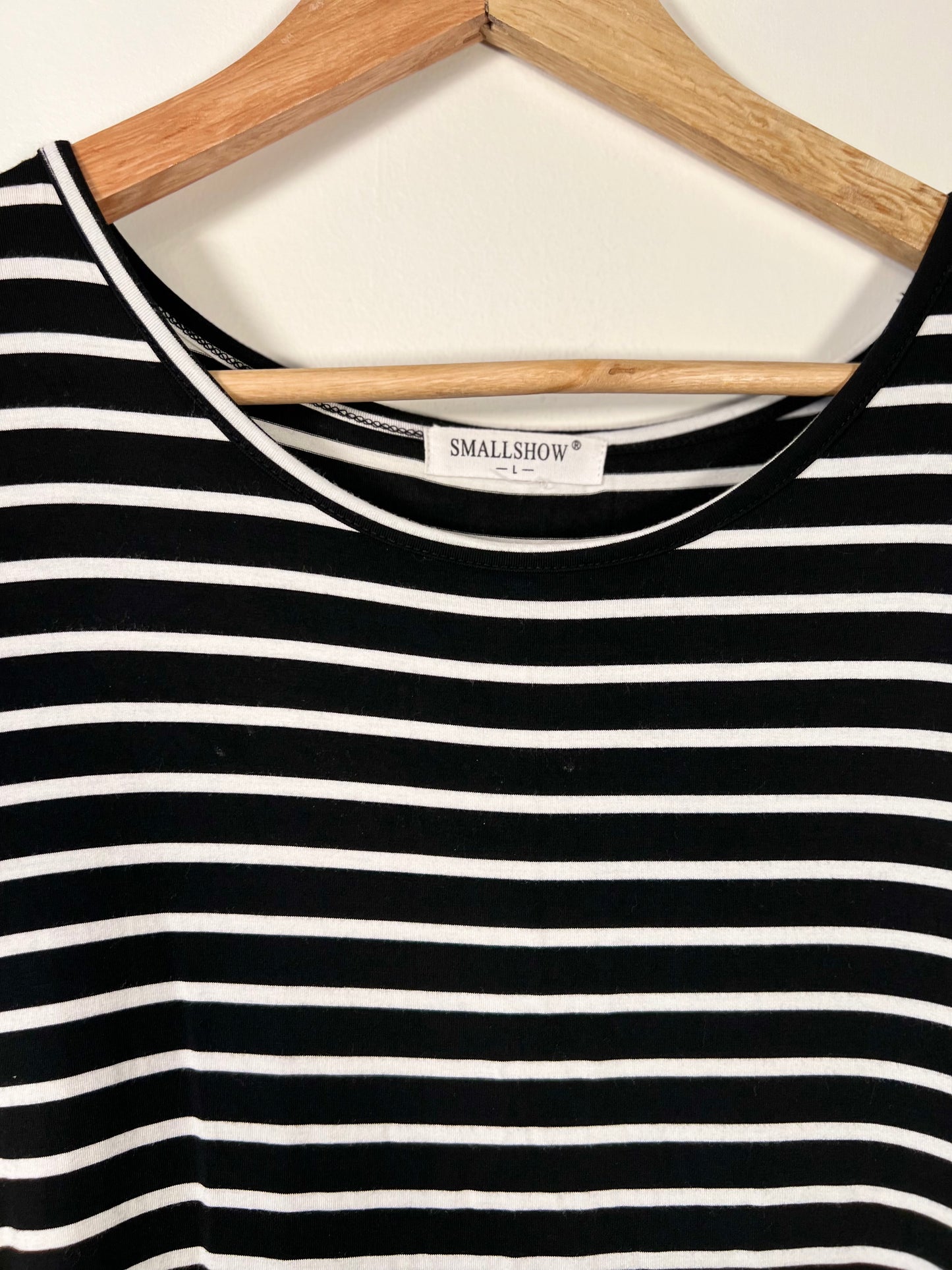 L SmallShow (Maternity) Black Stripe Dress