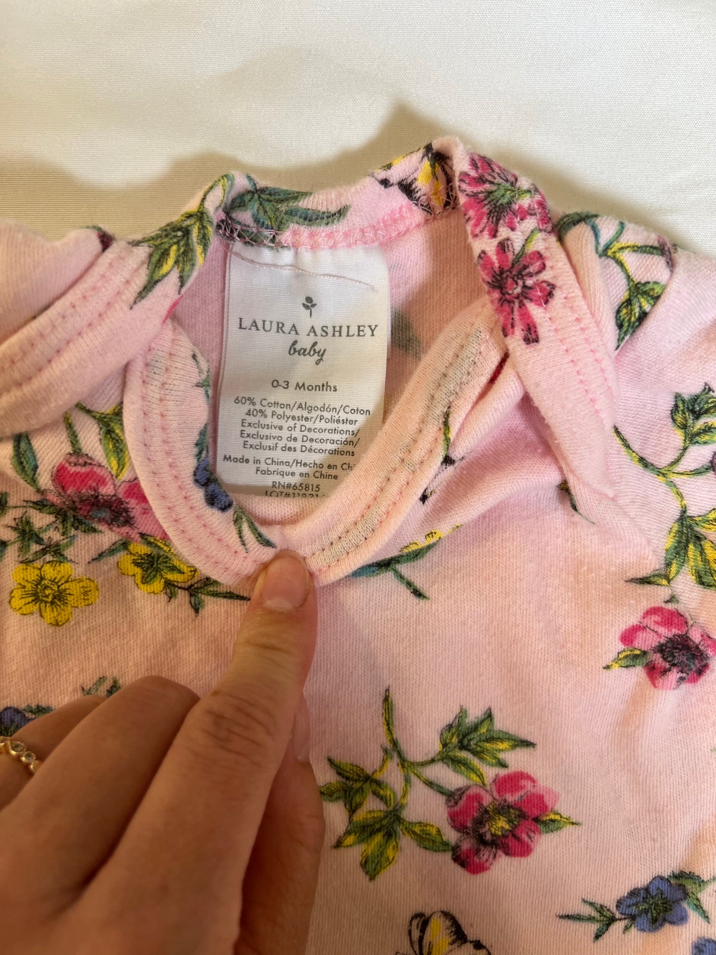 0-3 Month Laura Ashley Bodysuit