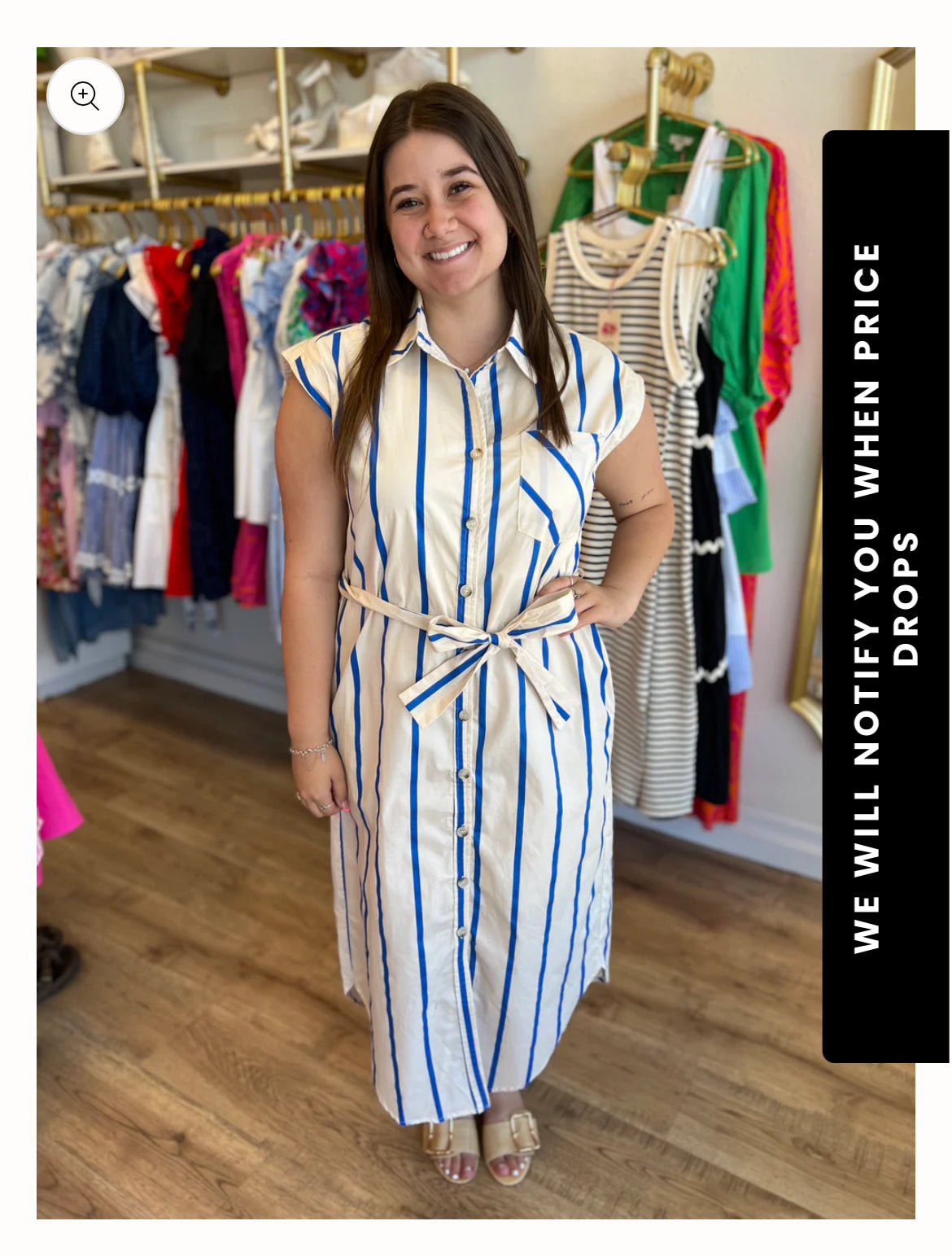 Small Entro Blue Stripe Dress