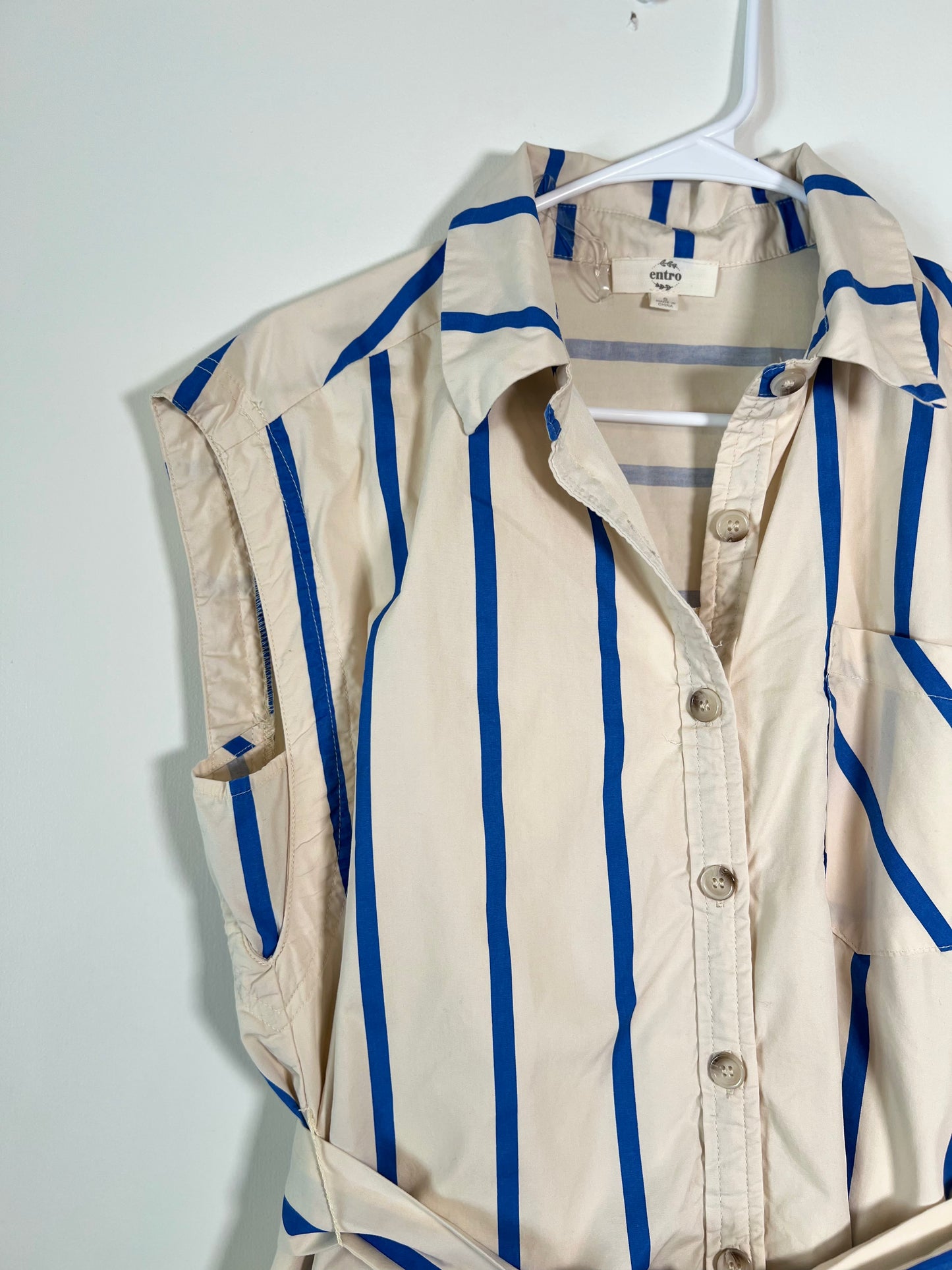 Small Entro Blue Stripe Dress