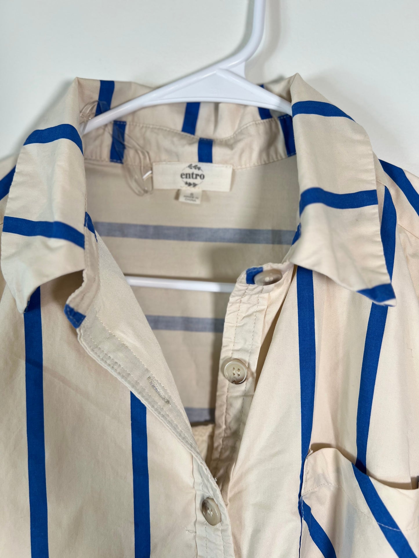 Small Entro Blue Stripe Dress