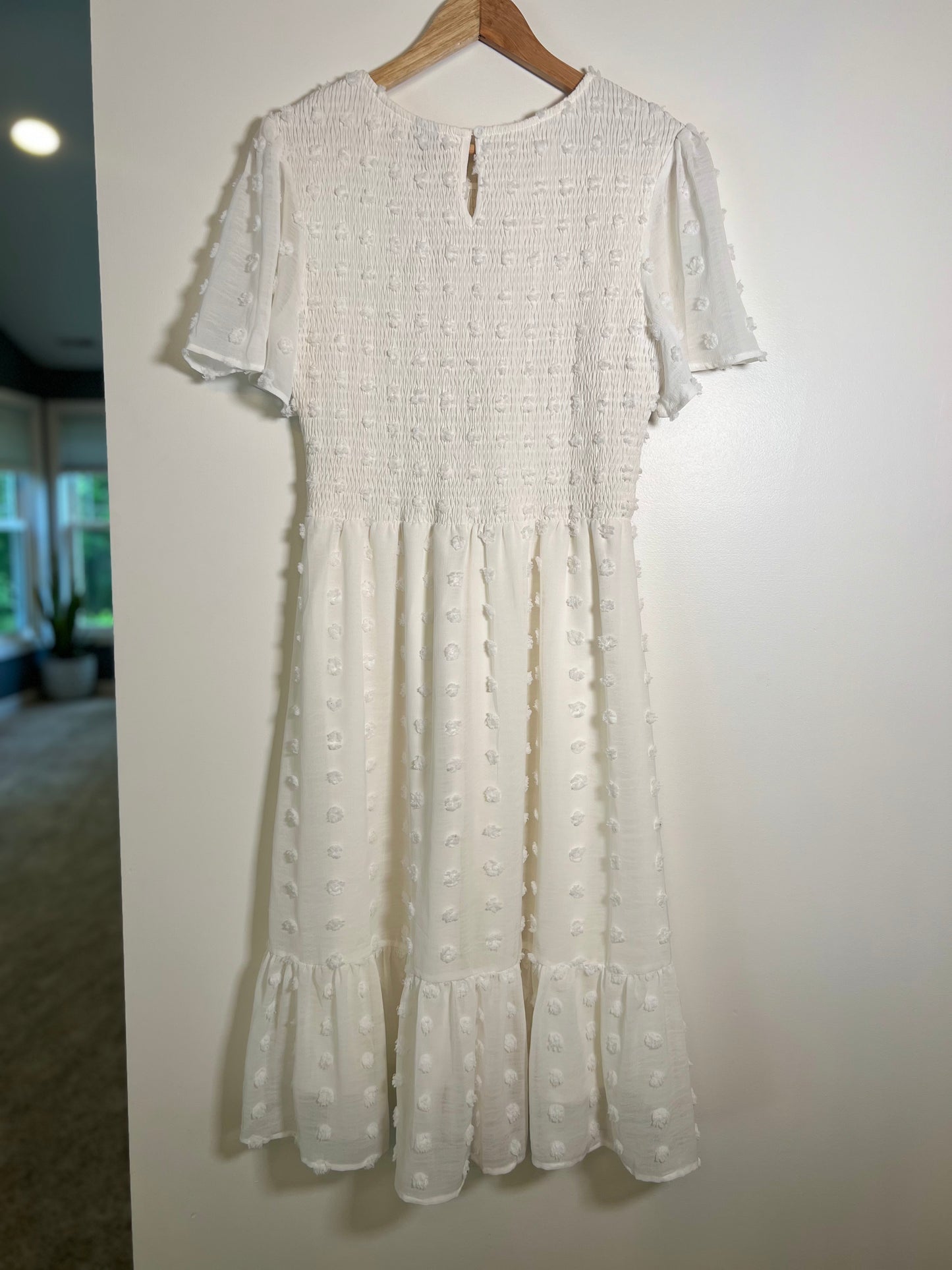 Small AnneBouti White Dress