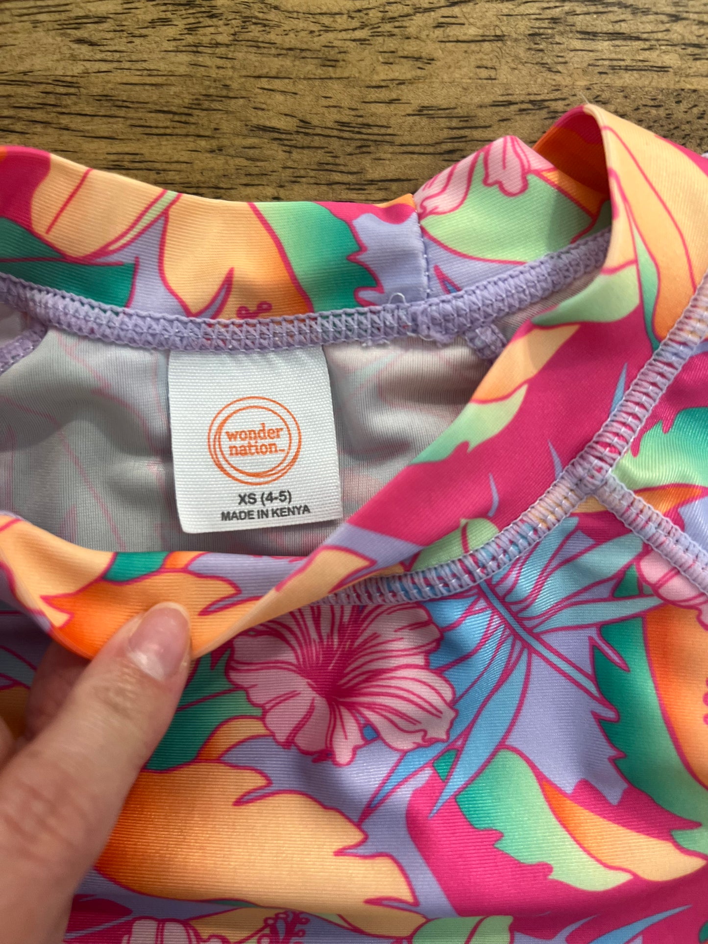 XS (4/5) Wonder Nation Floral Swimsuit