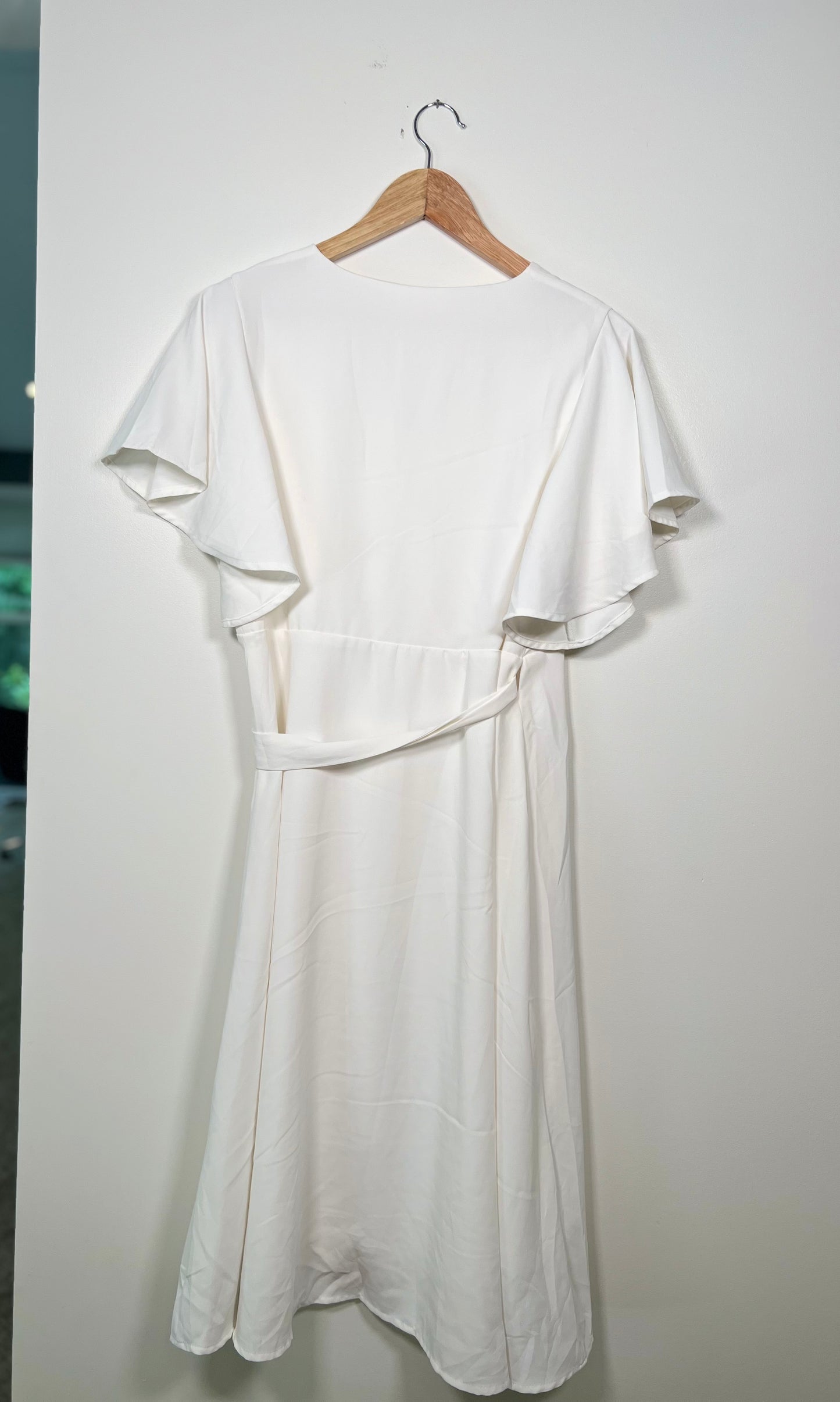 M Brass & Roe White Wrap Dress