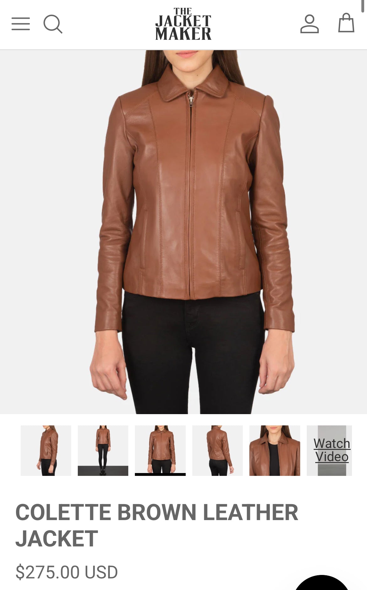 2XL The Jacket Maker Leather Jacket