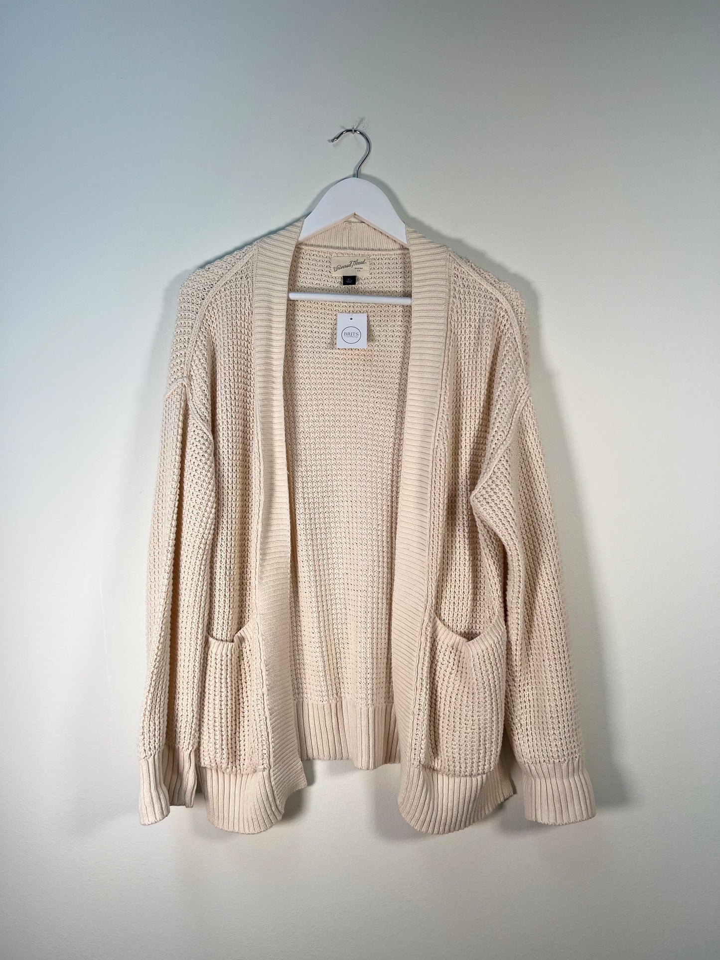 XS Universal Thread Cream Cardigan