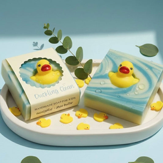 Duckling Clean Handmade Soap Bar: Eucalyptus