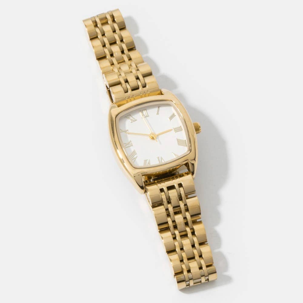 Square Watch | Gold