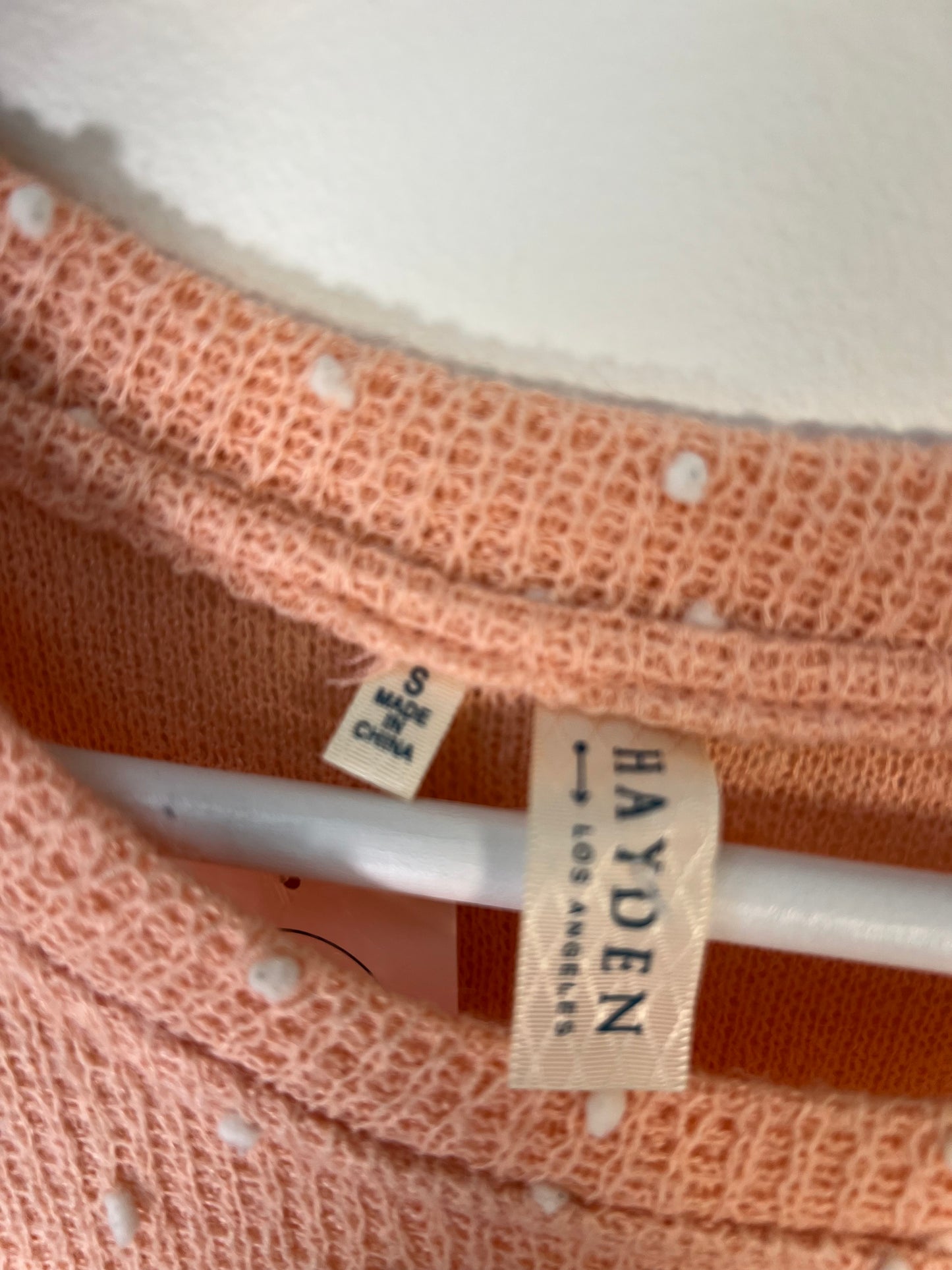 S Hayden Peach Blouse