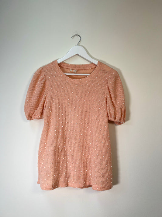 S Hayden Peach Blouse