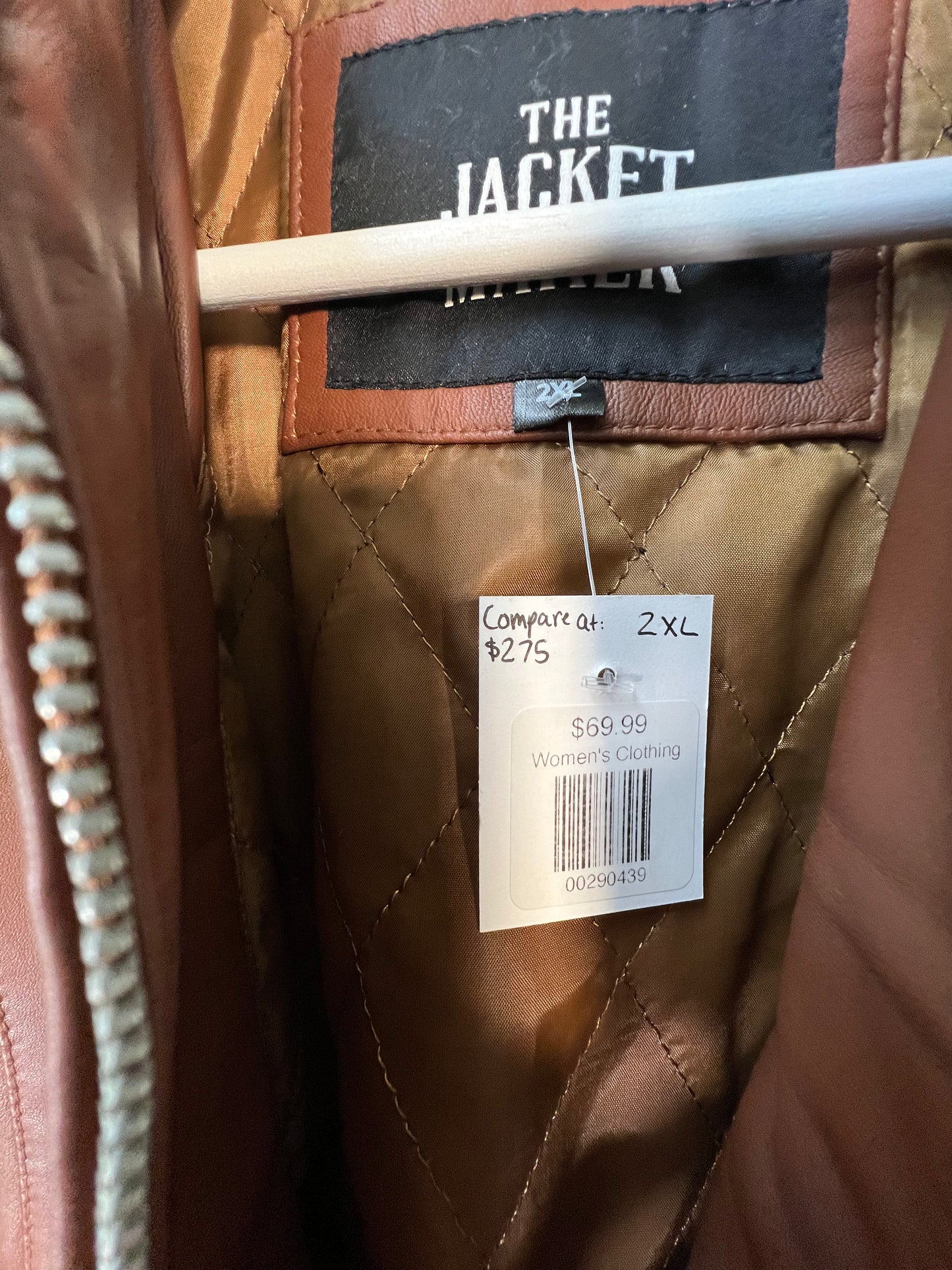 2XL The Jacket Maker Leather Jacket