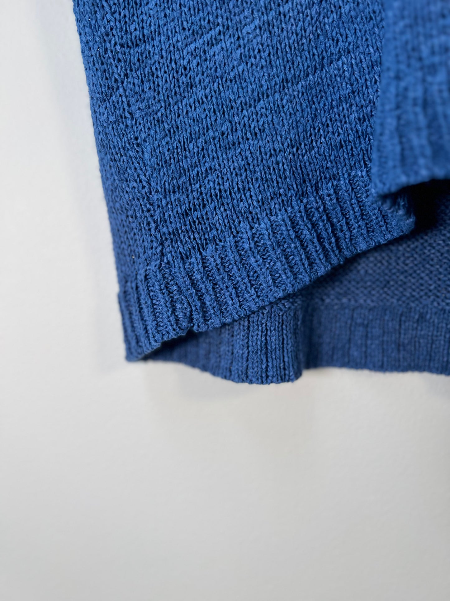 L Cable & Gauge Knit Blouse