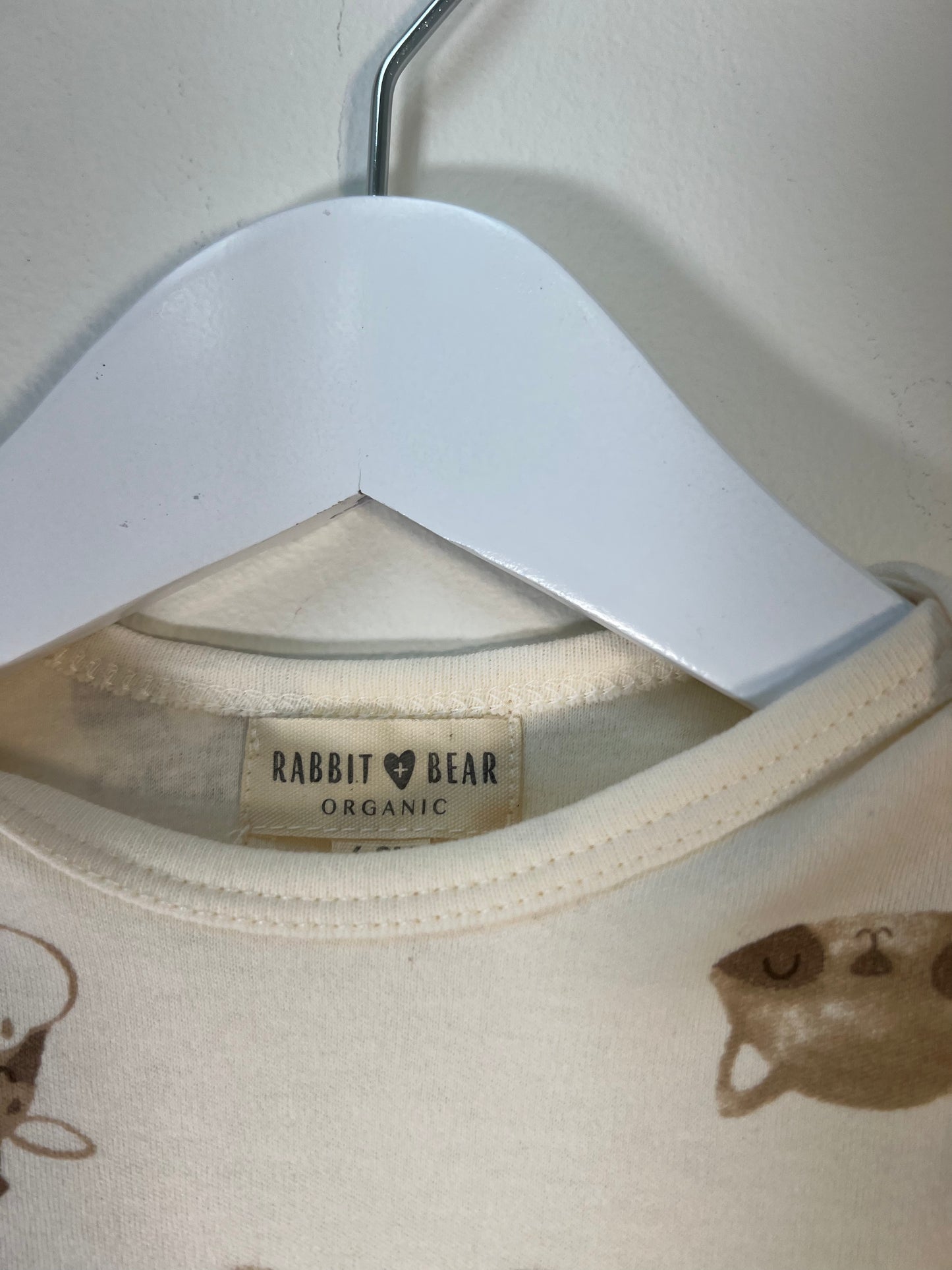 6-9m Rabbit + Bear Bodysuit