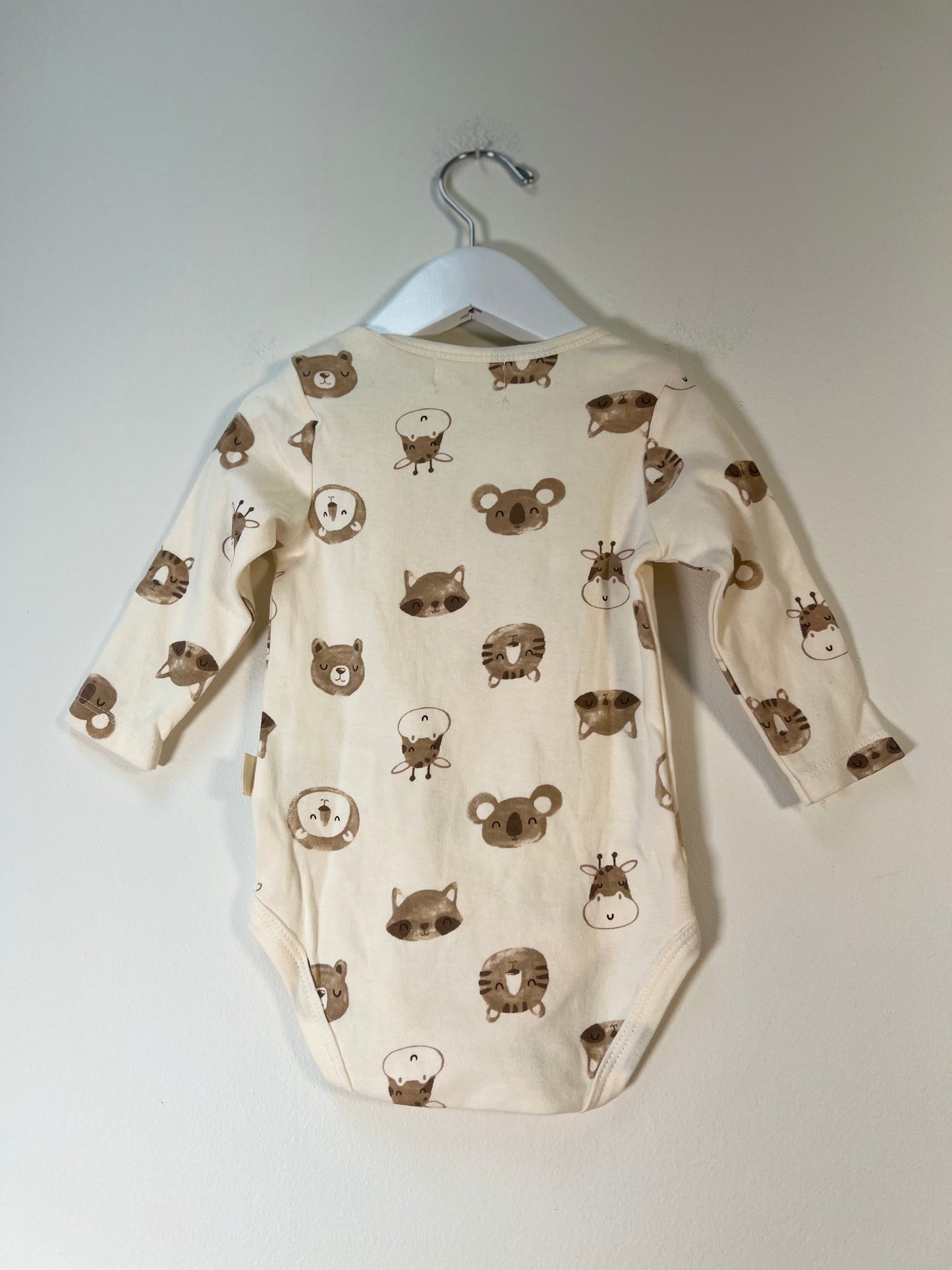 6-9m Rabbit + Bear Bodysuit