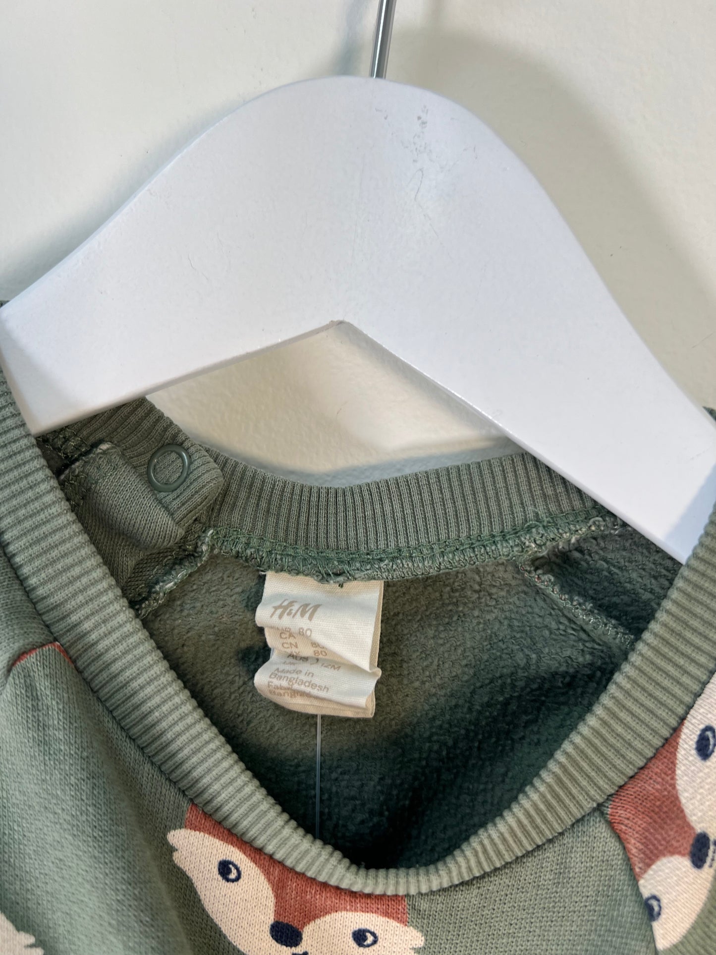 12m H&M Green Sweater