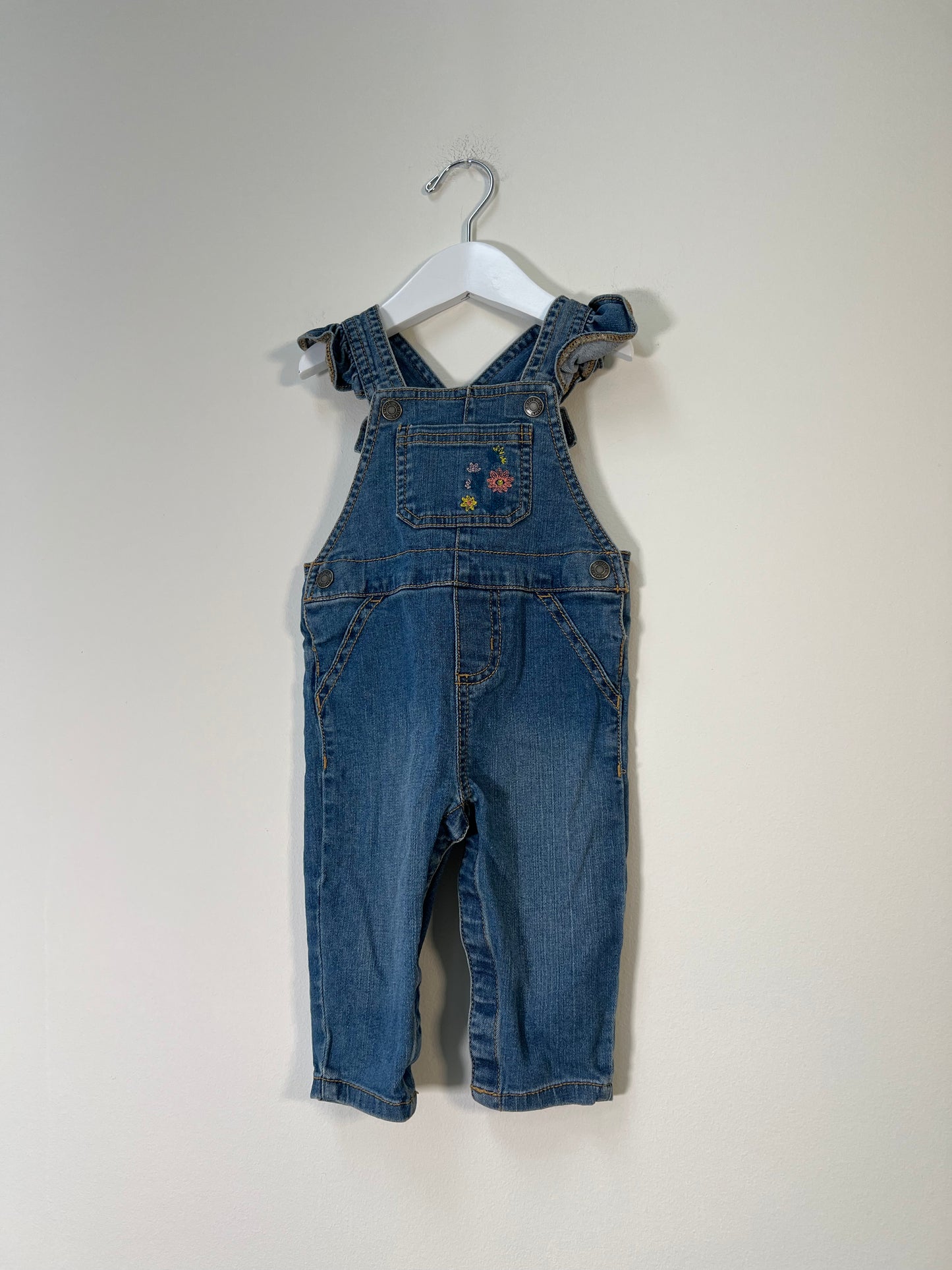 9m Carters Denim Overalls
