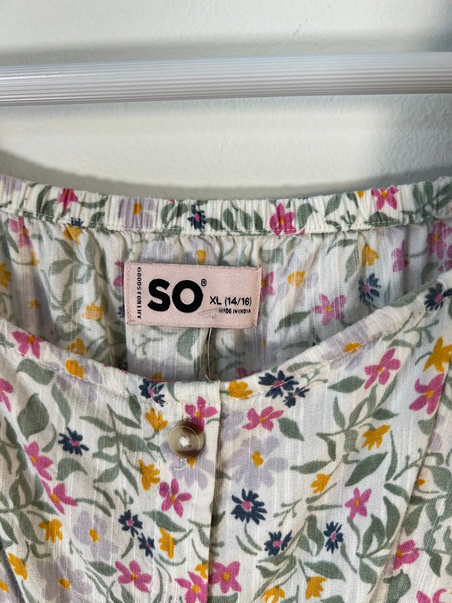 XL SO Floral Dress