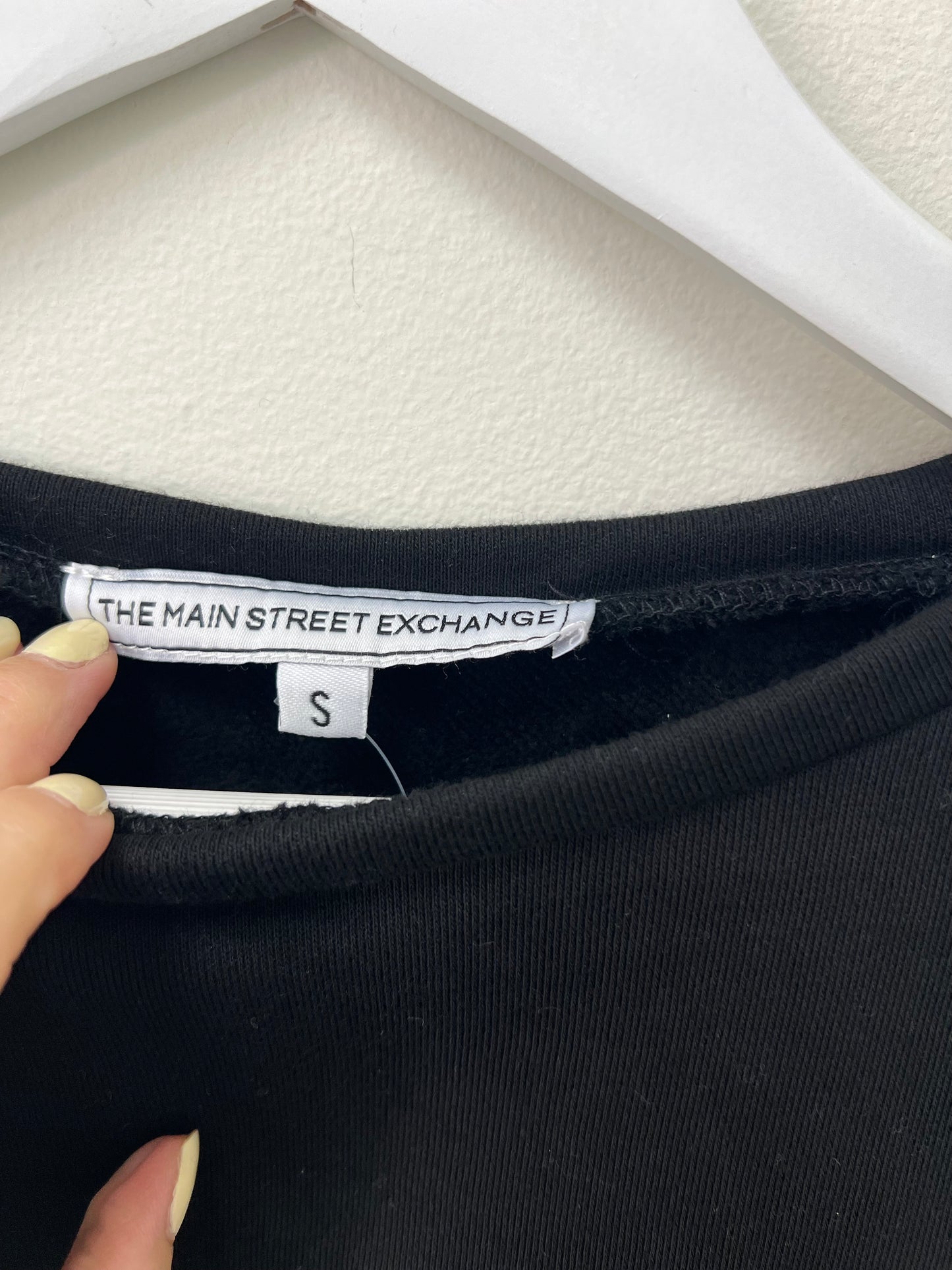 S The Mainstreet Exchange Black Shirt
