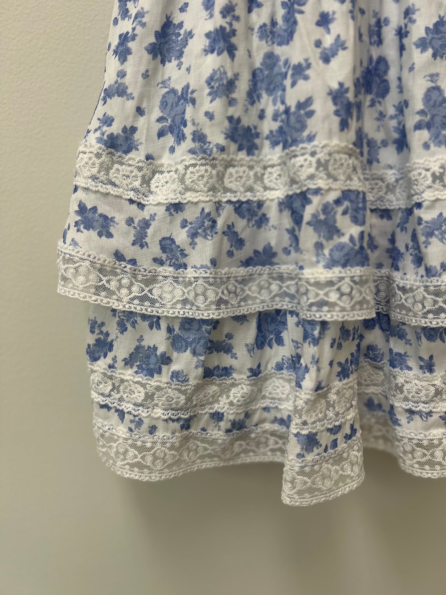 10 Rare Editions Blue Floral Dress