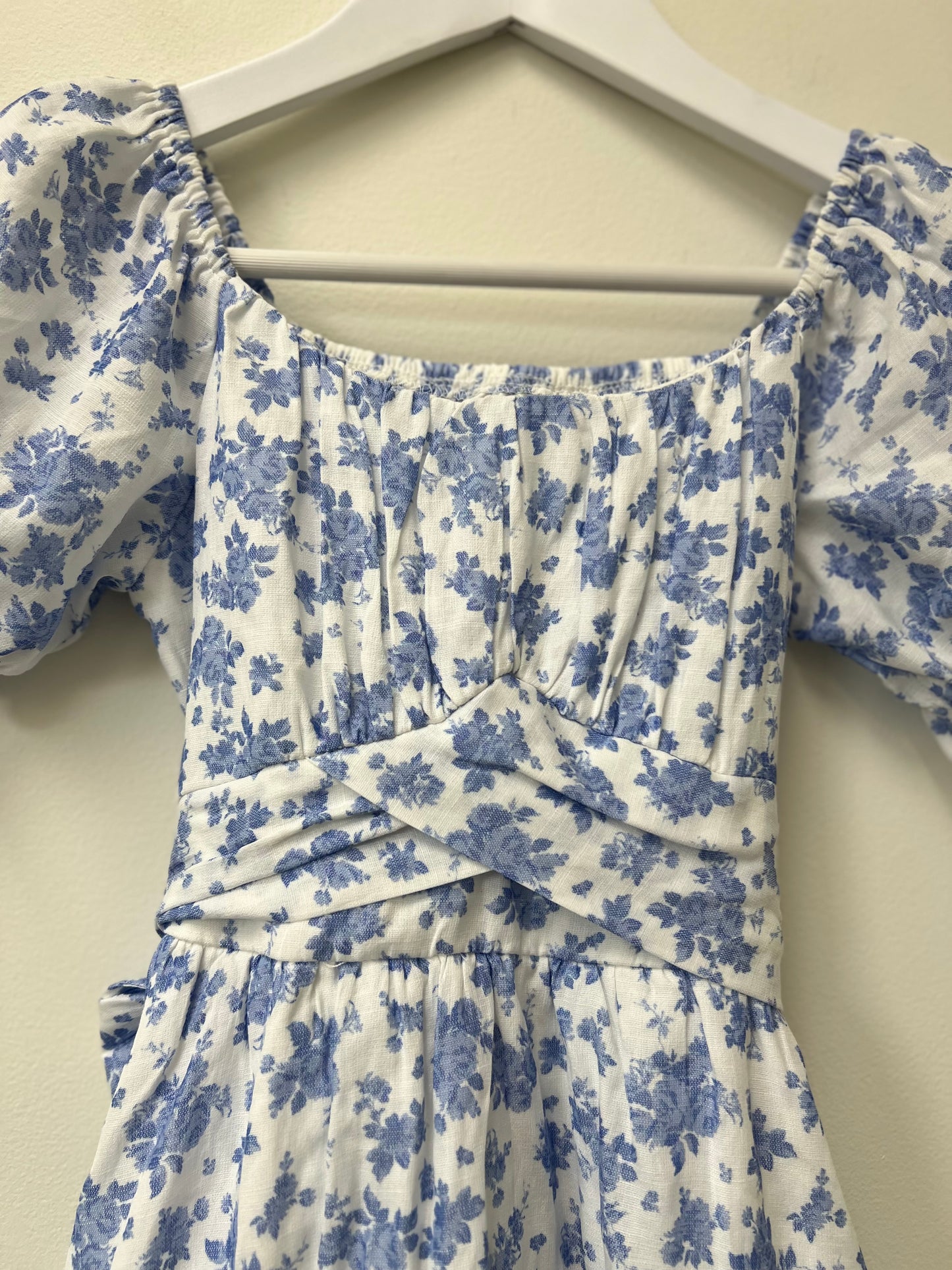 10 Rare Editions Blue Floral Dress