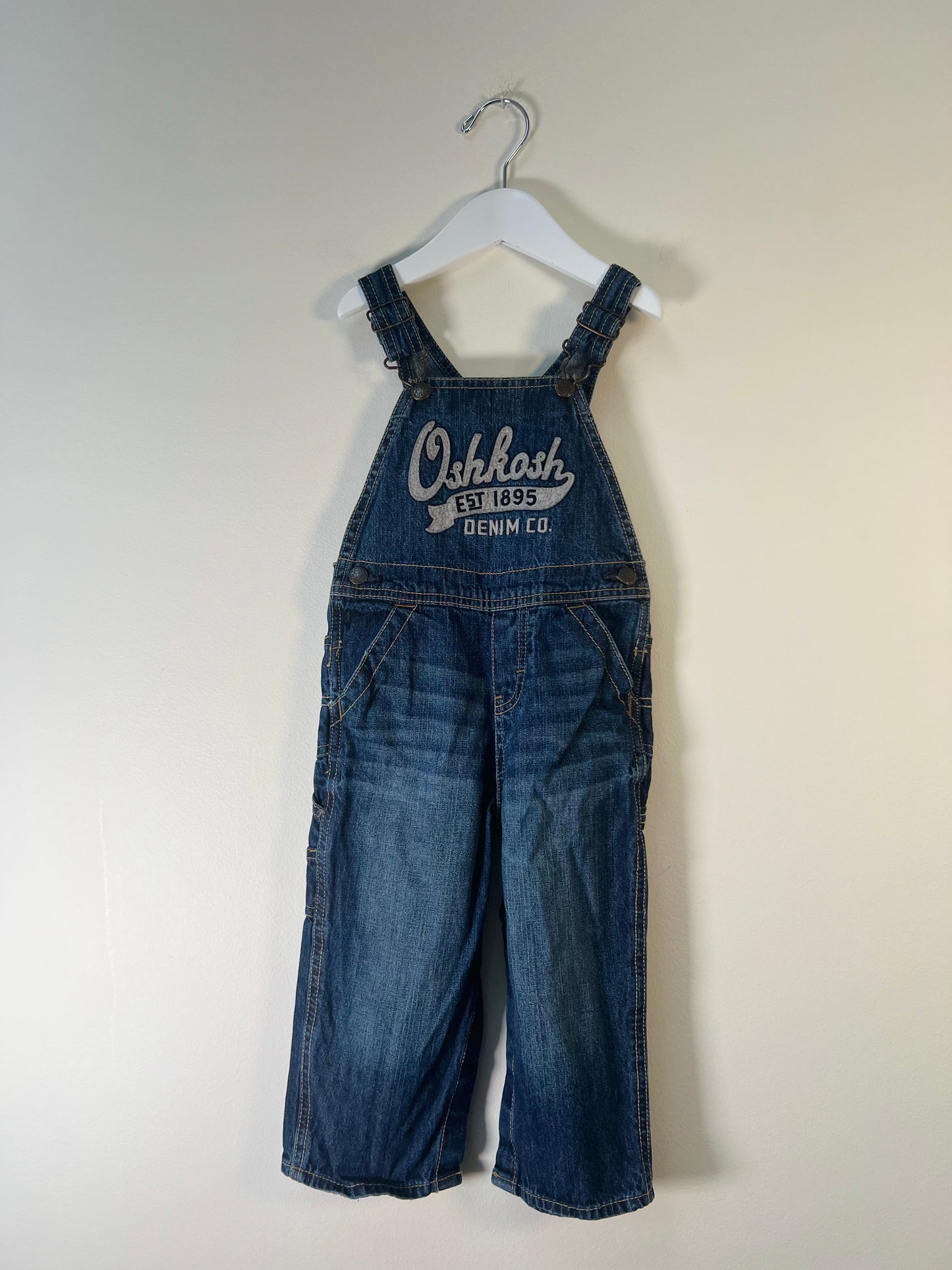 24M Oshkosh Denim Overalls