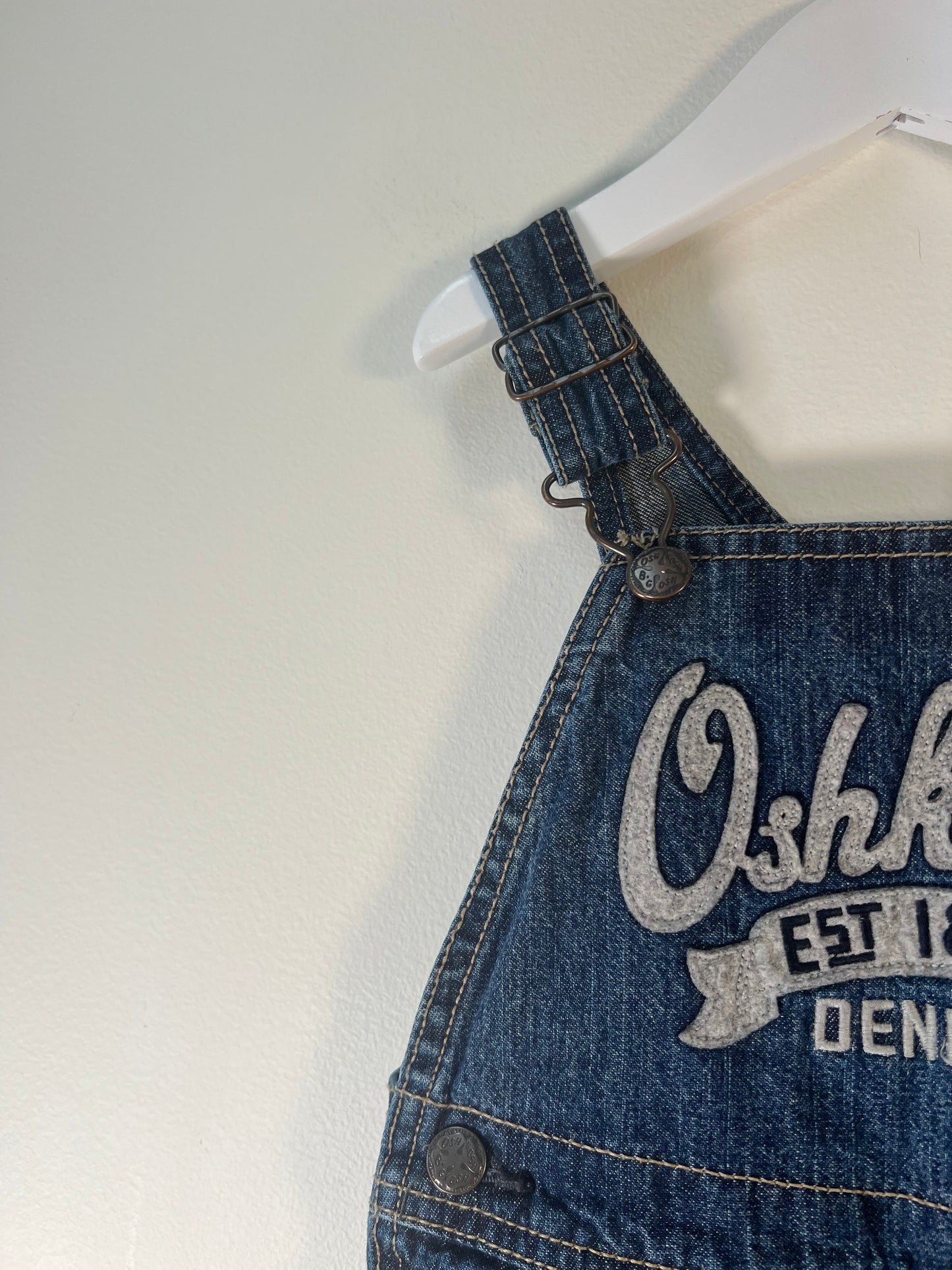 24M Oshkosh Denim Overalls