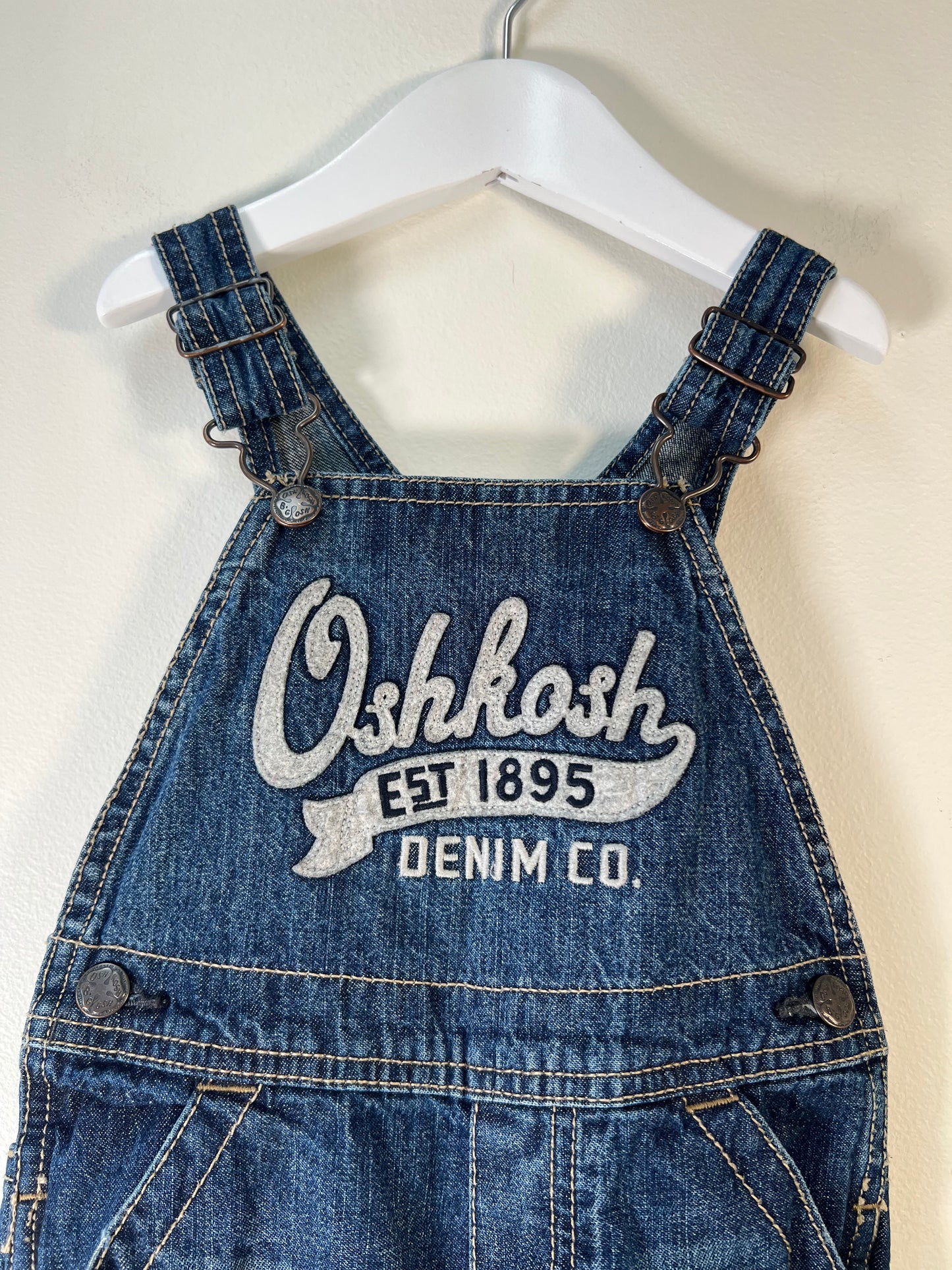 24M Oshkosh Denim Overalls