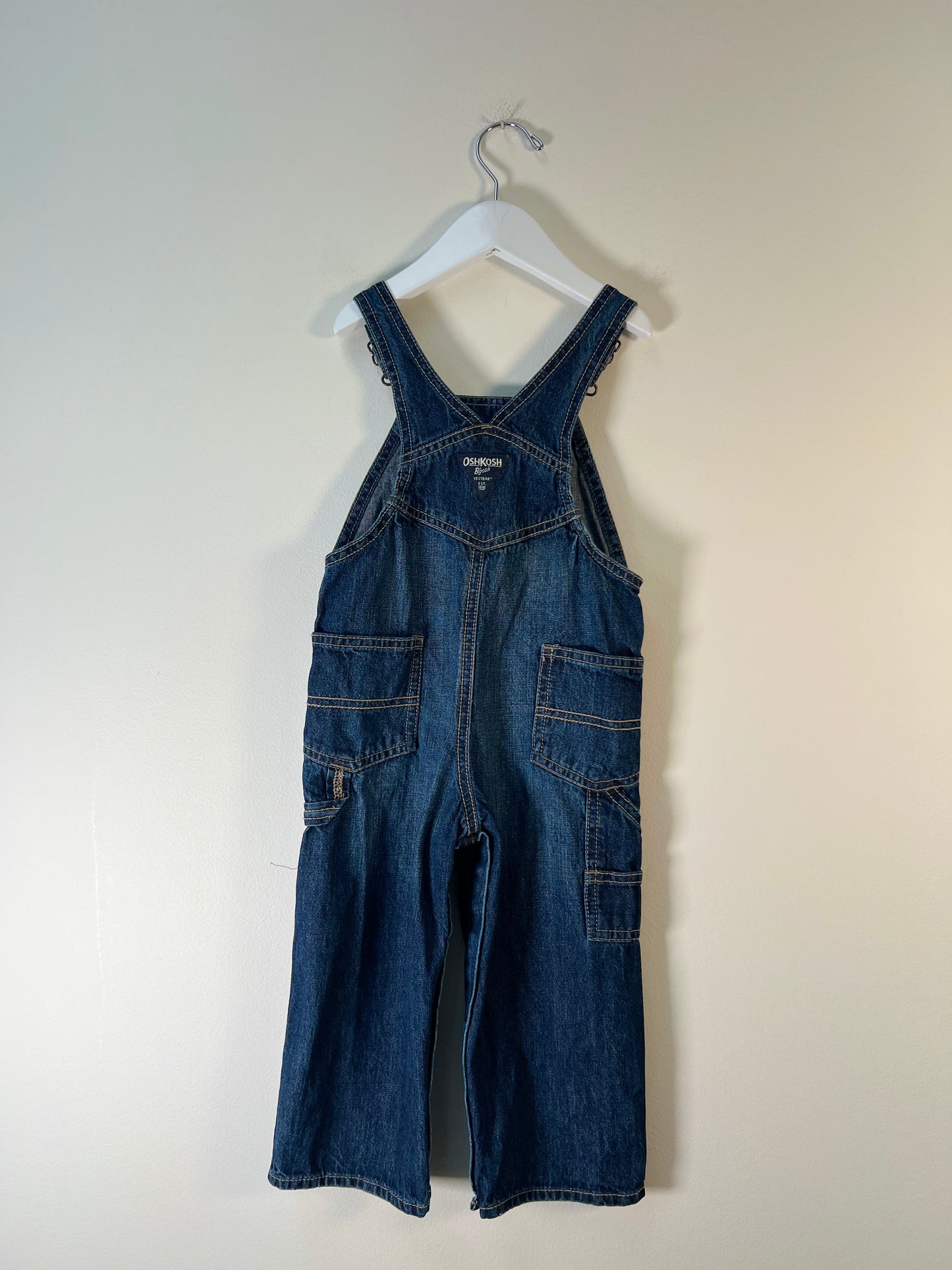 24M Oshkosh Denim Overalls