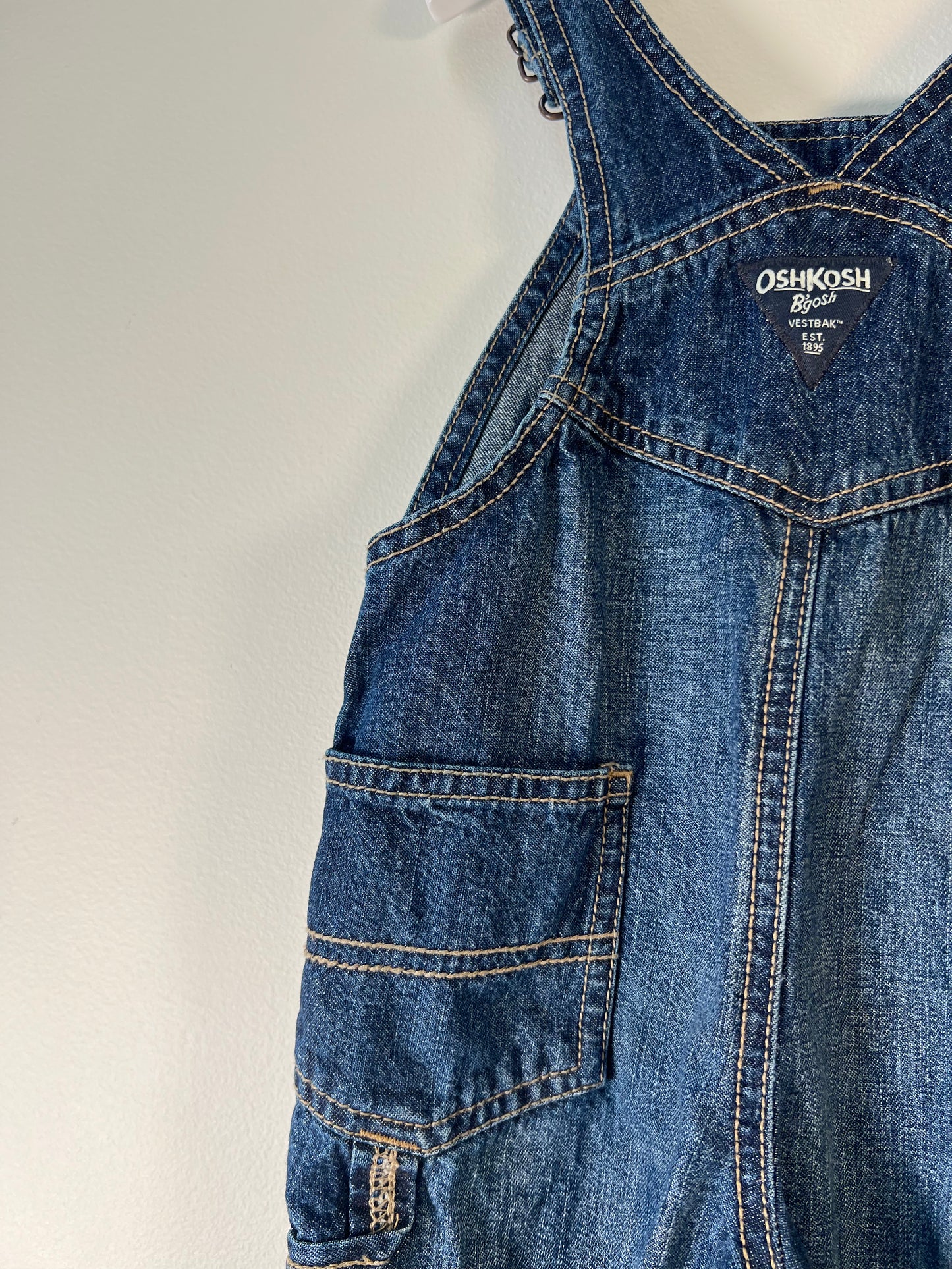 24M Oshkosh Denim Overalls