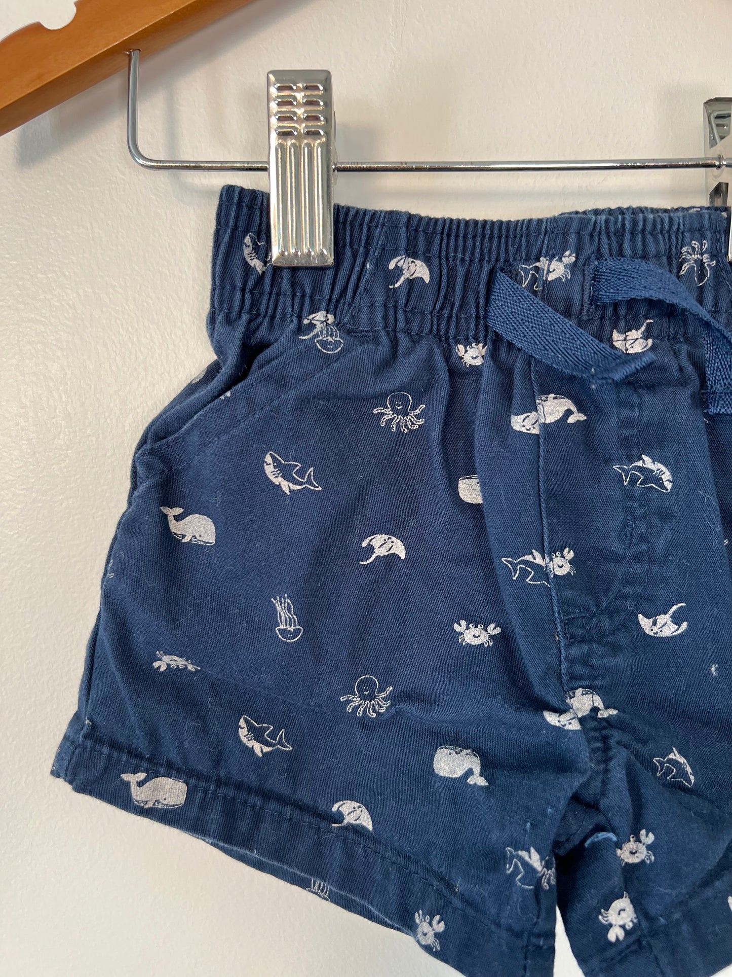 3-6m Garanimals Navy Shorts