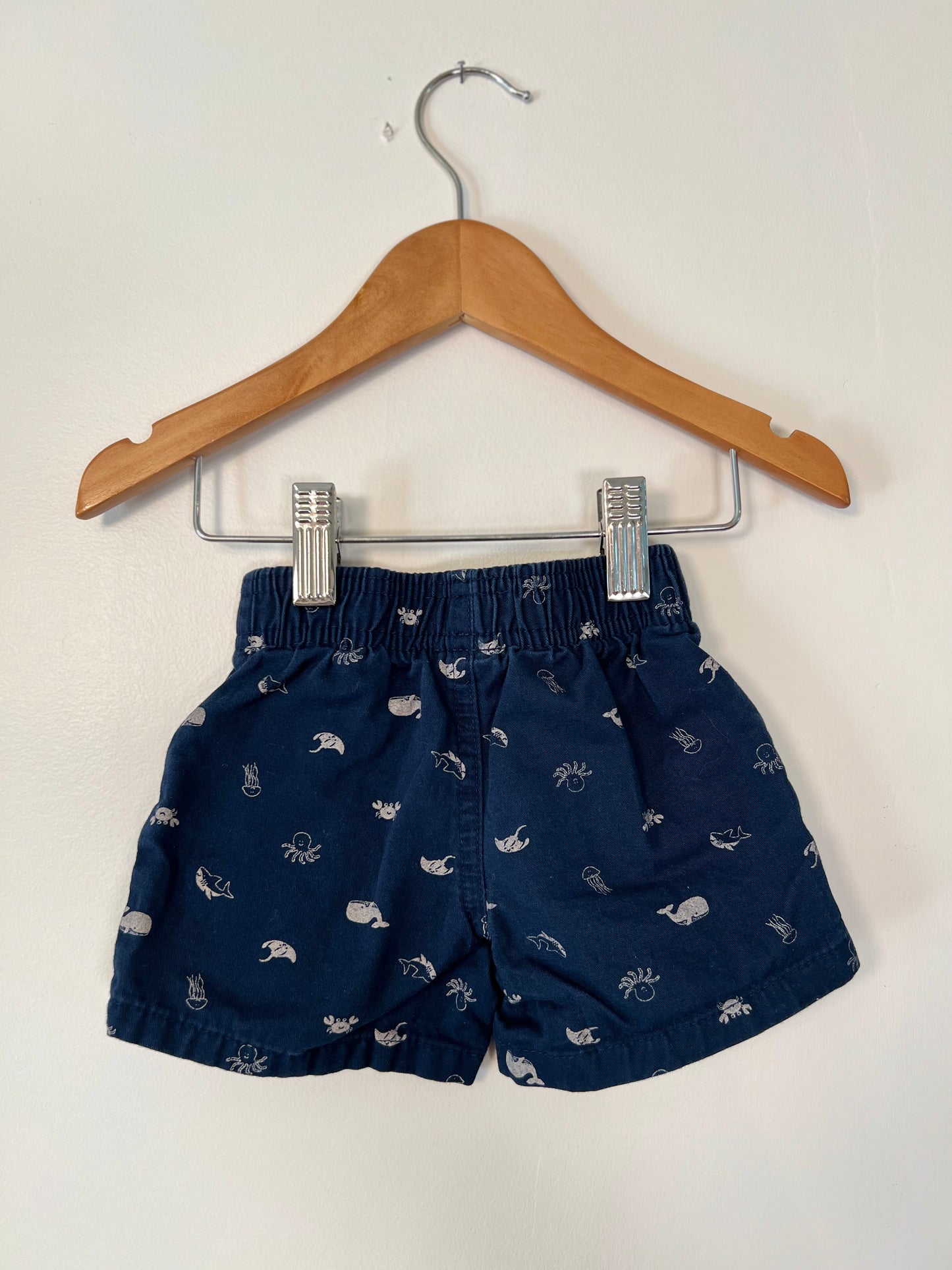 3-6m Garanimals Navy Shorts