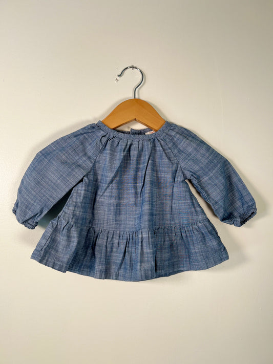 3-6m Cat & Jack Chambray Top