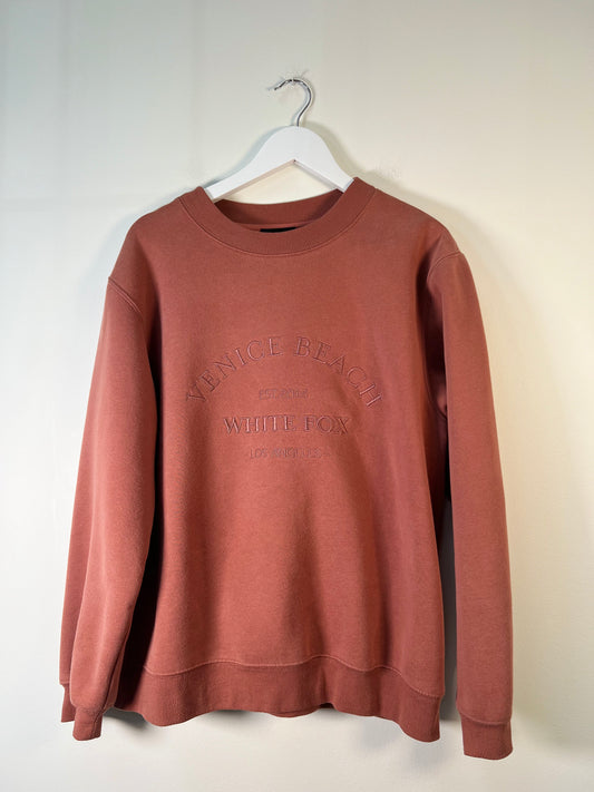 S/M White Fox Sweatshirt
