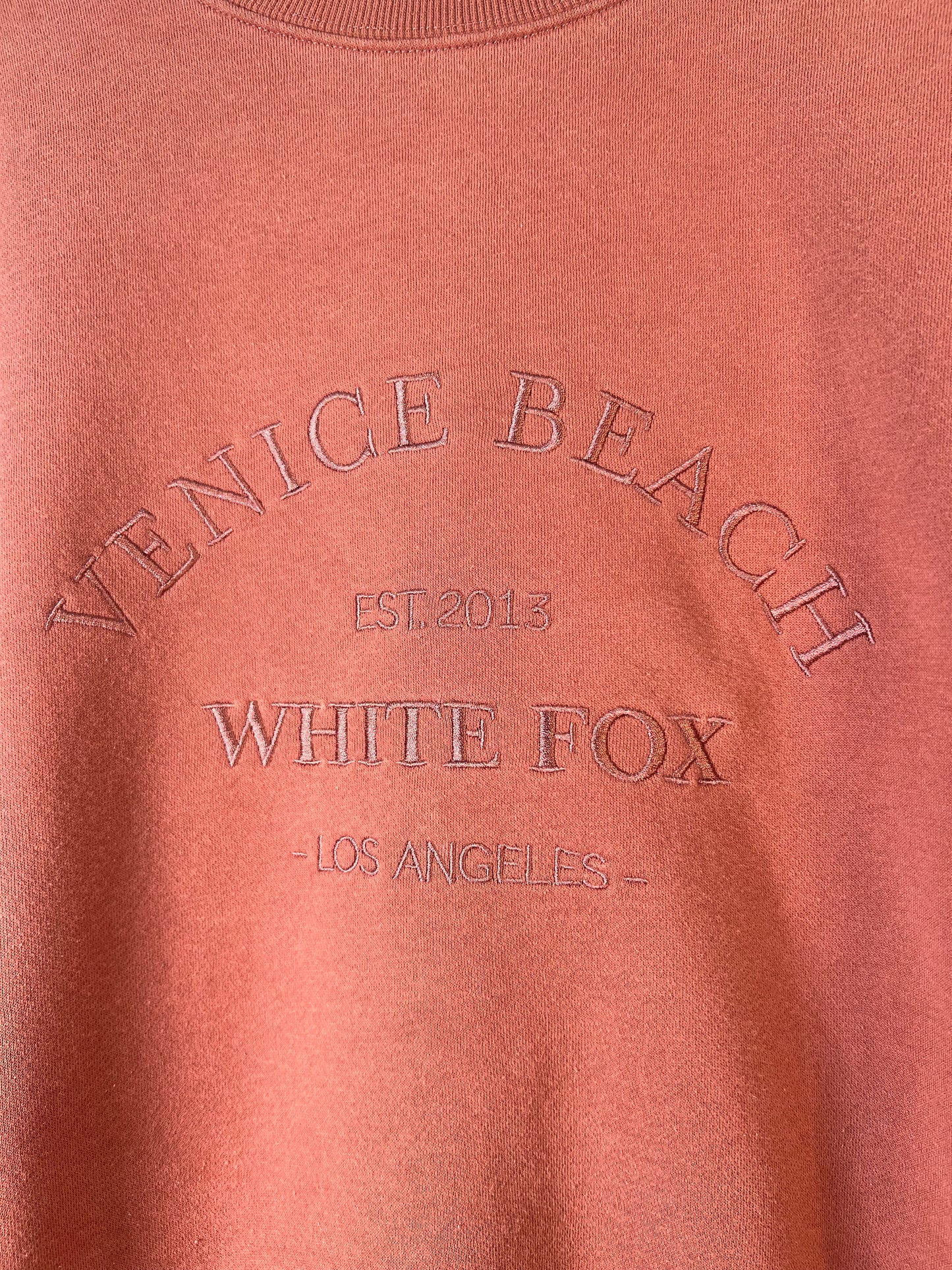 S/M White Fox Sweatshirt