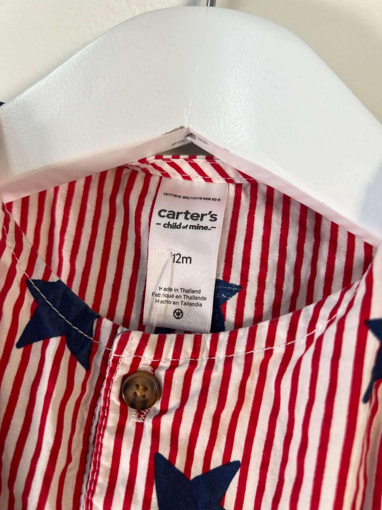 12M Carter's Bodysuit