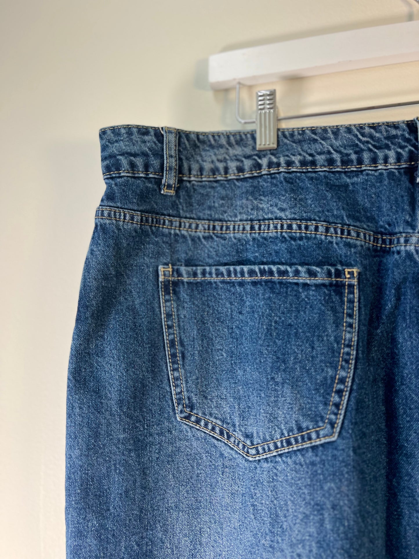 2XL The Main Street Exchange Denim Skirt