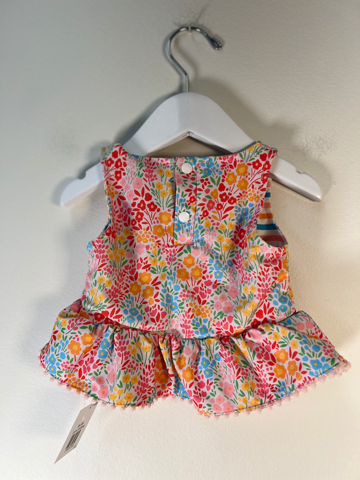6-9M Mud Pie Reversible Swim Top