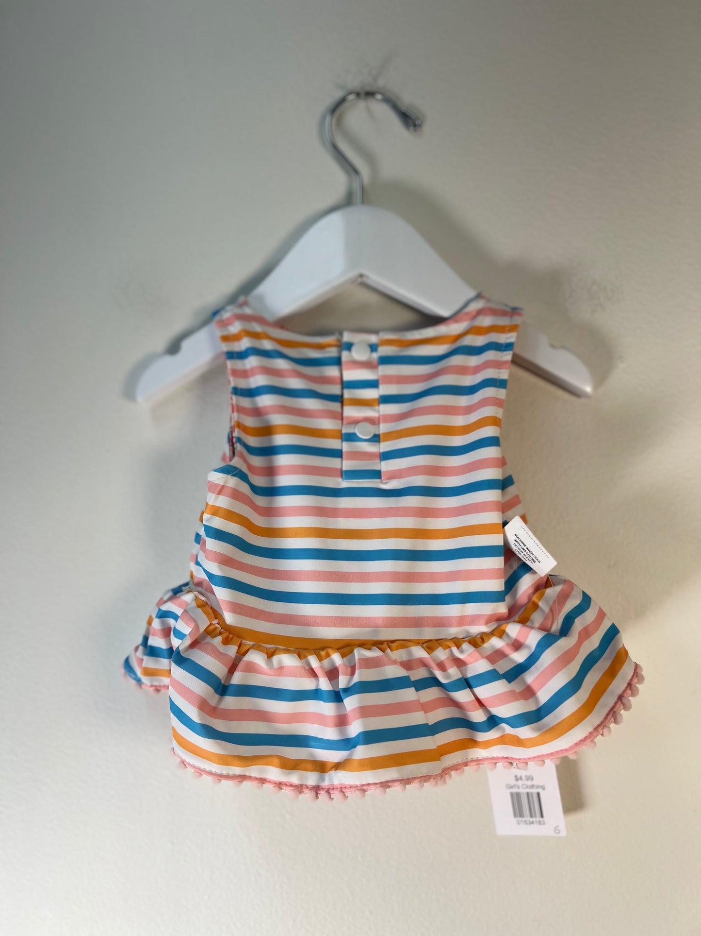 6-9M Mud Pie Reversible Swim Top