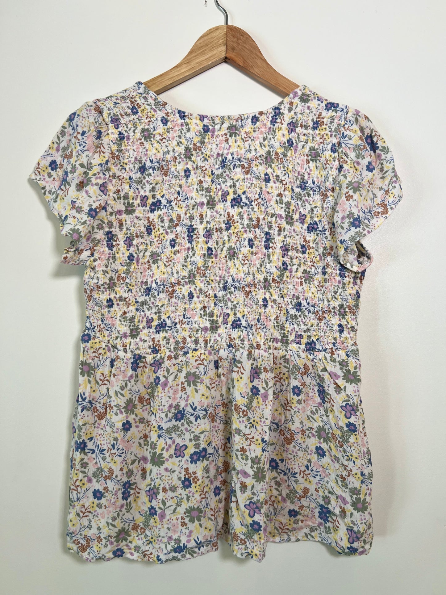 Large Sonoma Maternity Pink Floral Top