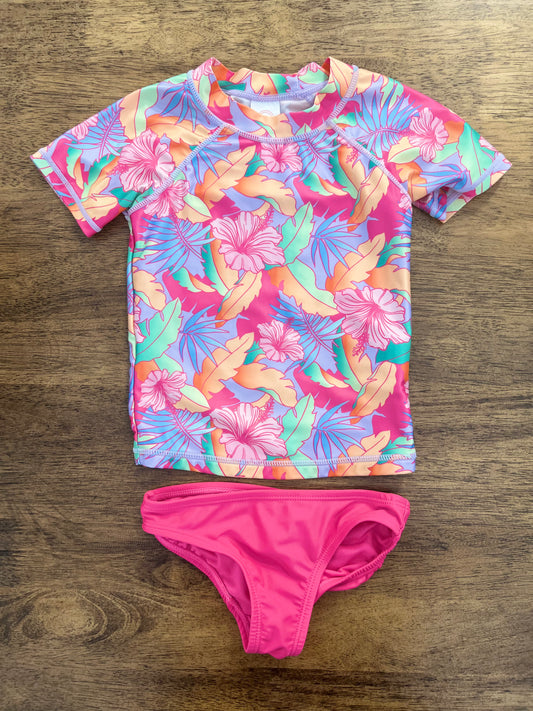 XS (4/5) Wonder Nation Floral Swimsuit