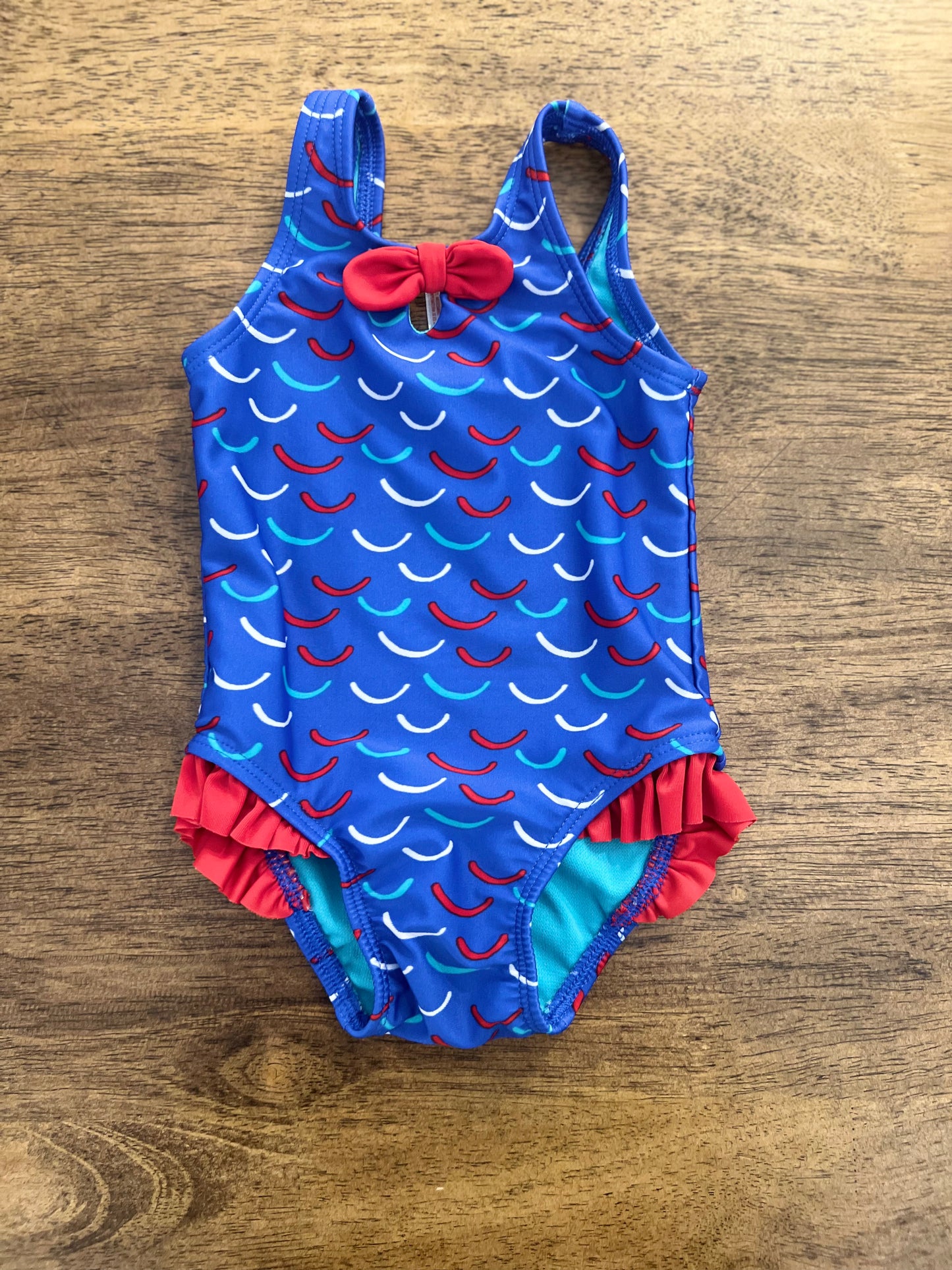 9m Cat & Jack Blue Swimsuit