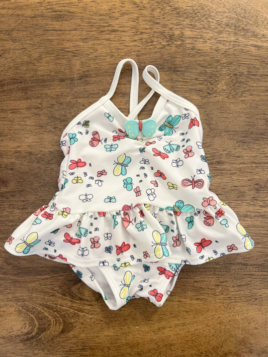 0-3m Gymboree Butterfly Swimsuit