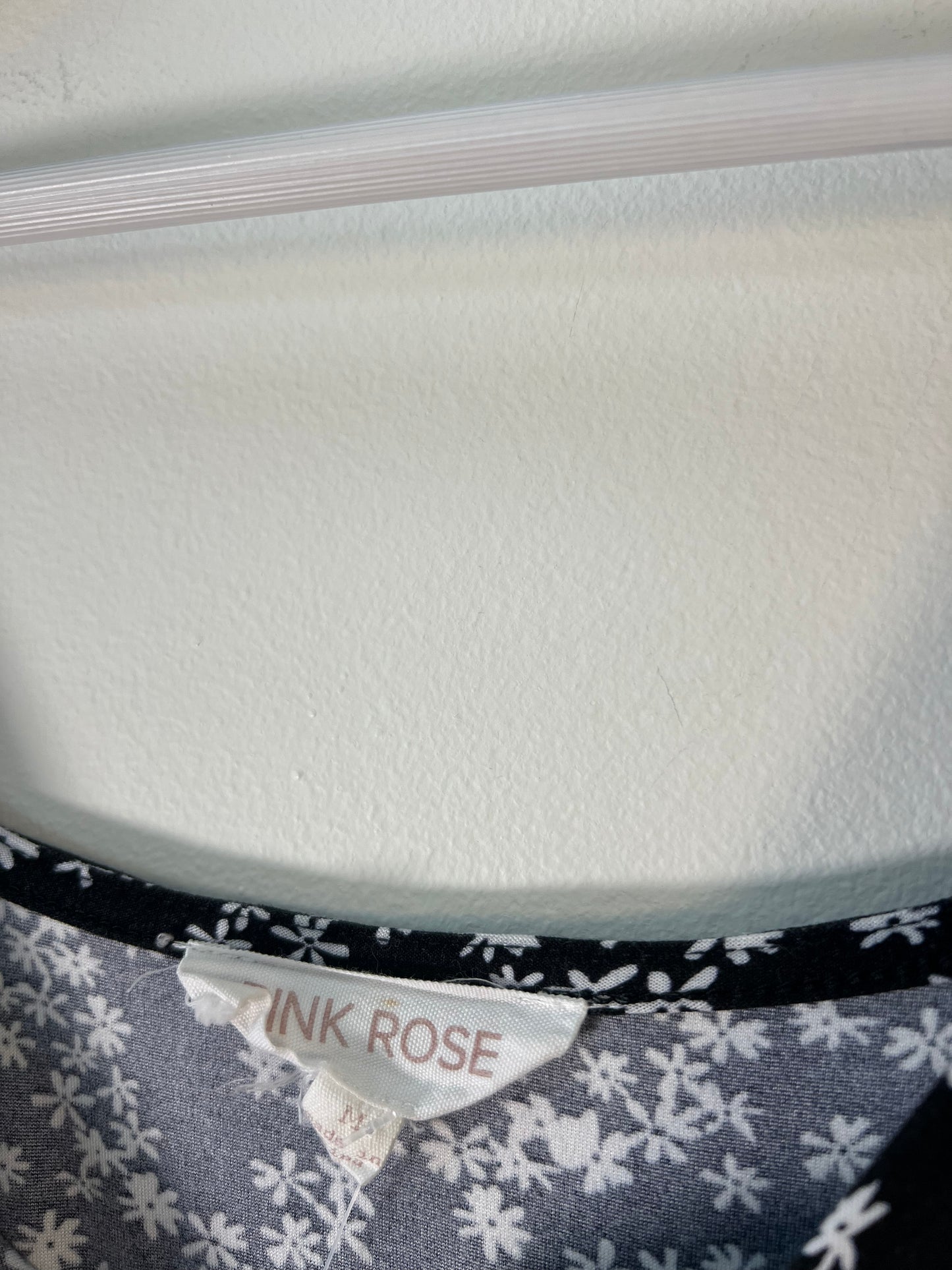 M Pink Rose Dress