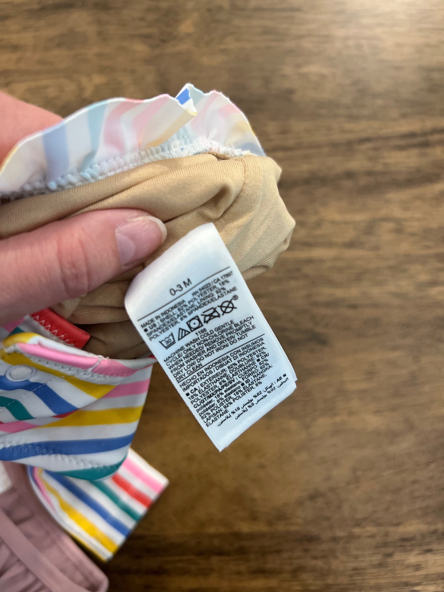 0-3m Old Navy Striped Swimsuit