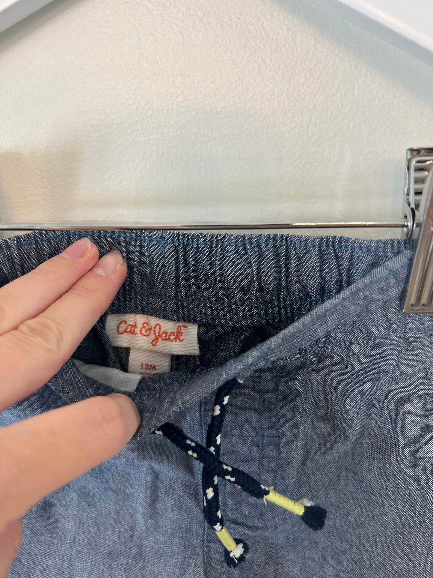 12m Cat & Jack Chambray Shorts