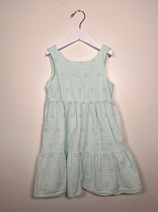XS (4/5) Cat & Jack Green Eyelet Dress