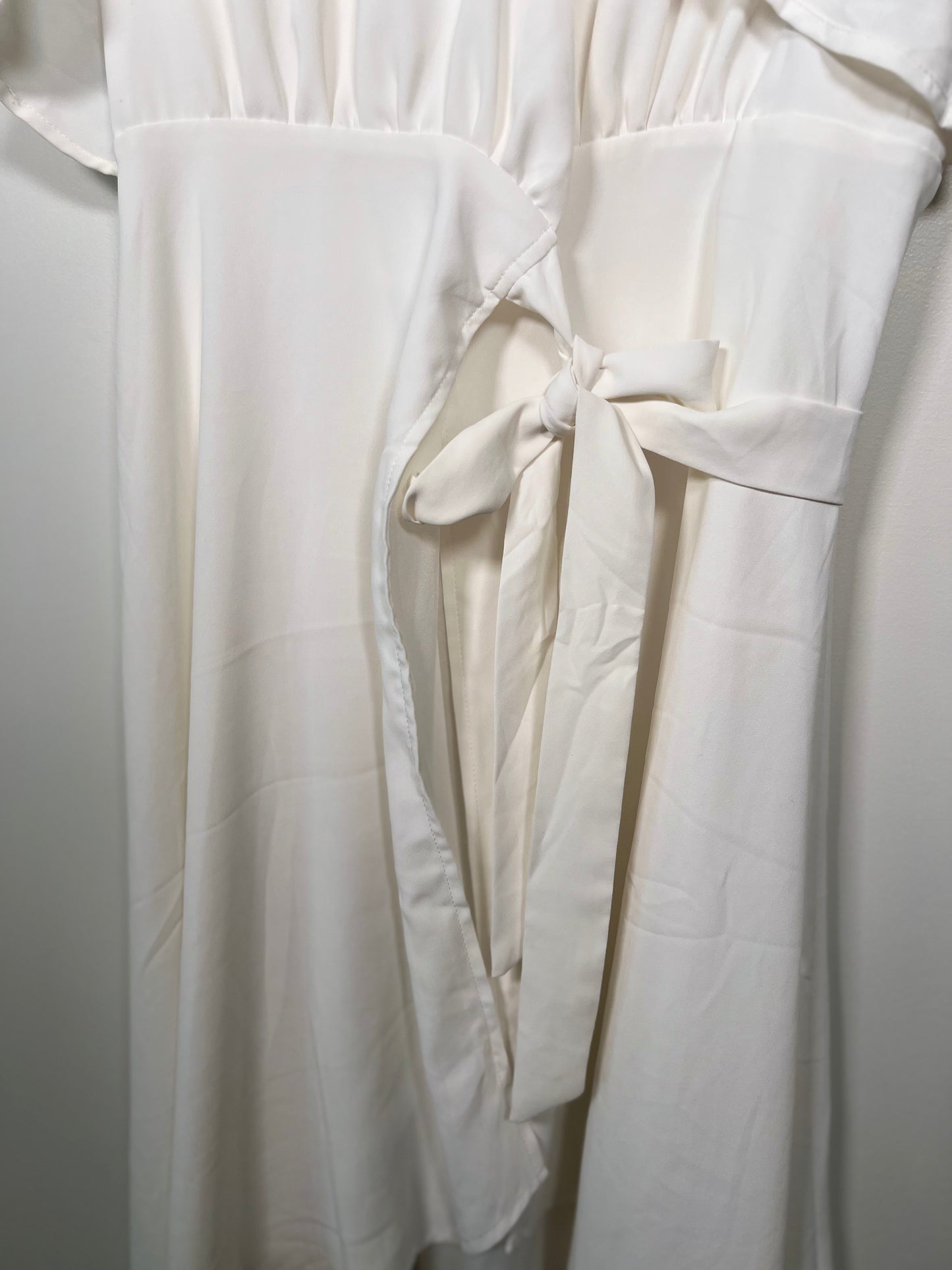 M Brass & Roe White Wrap Dress